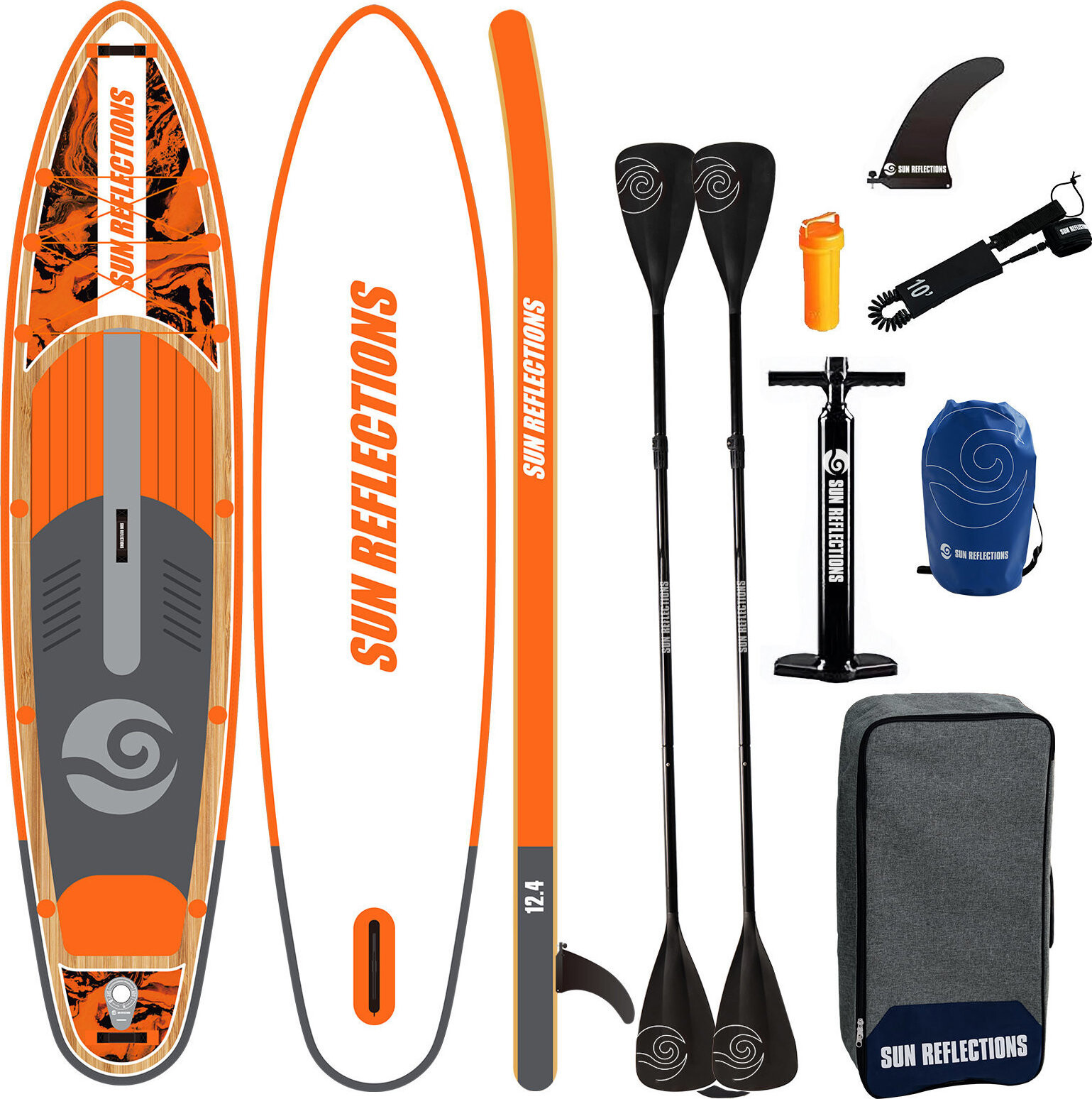 SUN REFLECTIONS Multi 12'4'' Minicombo Orange