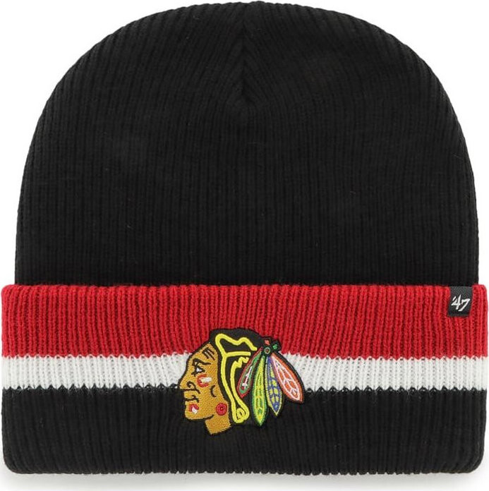 47 Brand Čiapka NHL Split Cuff Knit SR Chicago Blackhawks, HS23