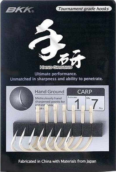 BKK Carp Hook Hand Ground Veľkosť 2 8 ks