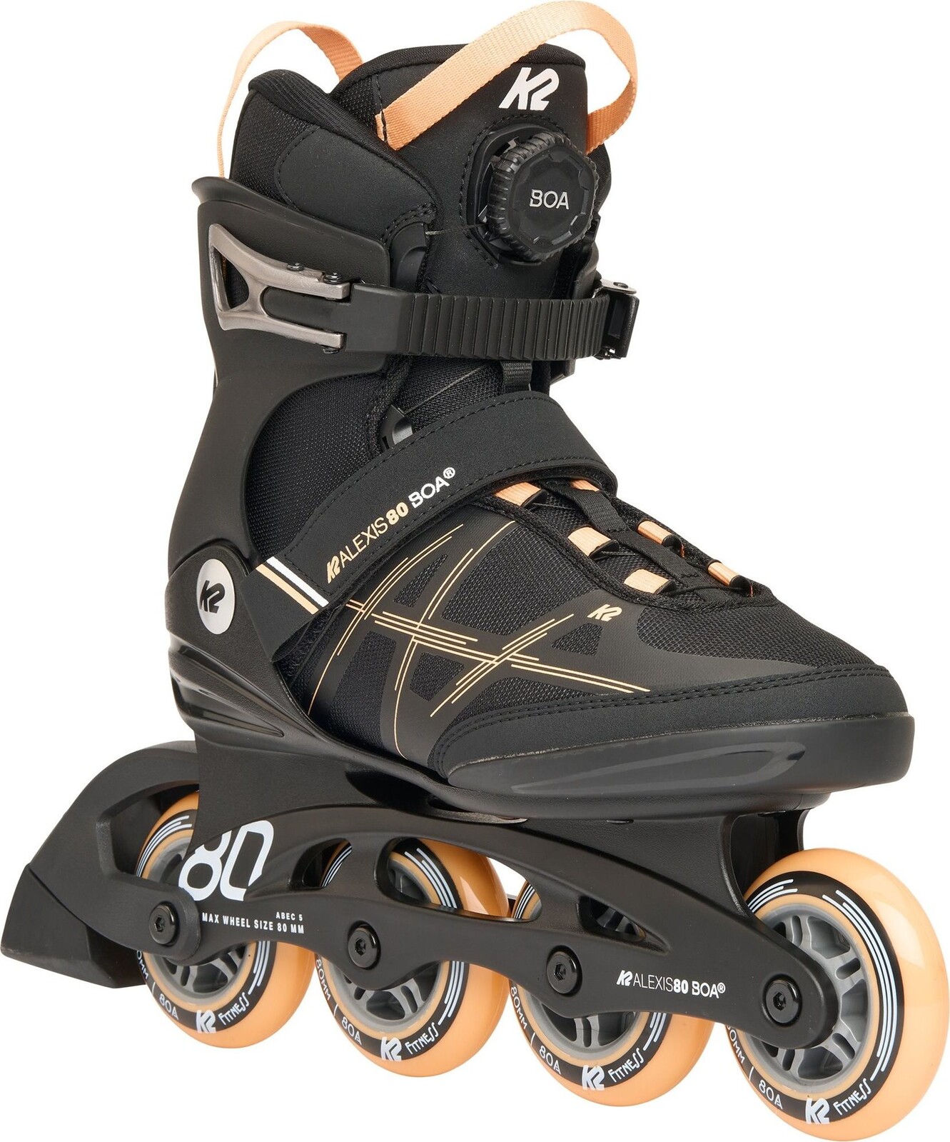 K2 ALEXIS 80 BOA black_pink veľkosť 40,5 EU/265 mm