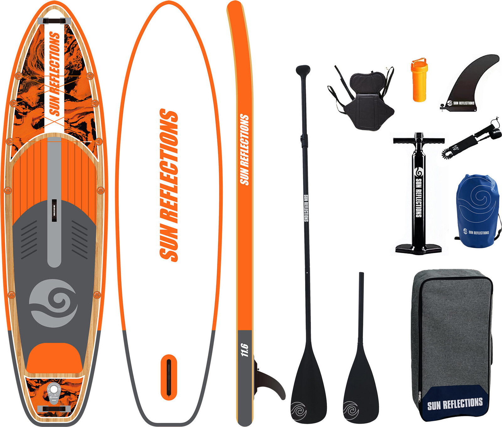SUN REFLECTIONS XXL 11'6'' Combo Orange