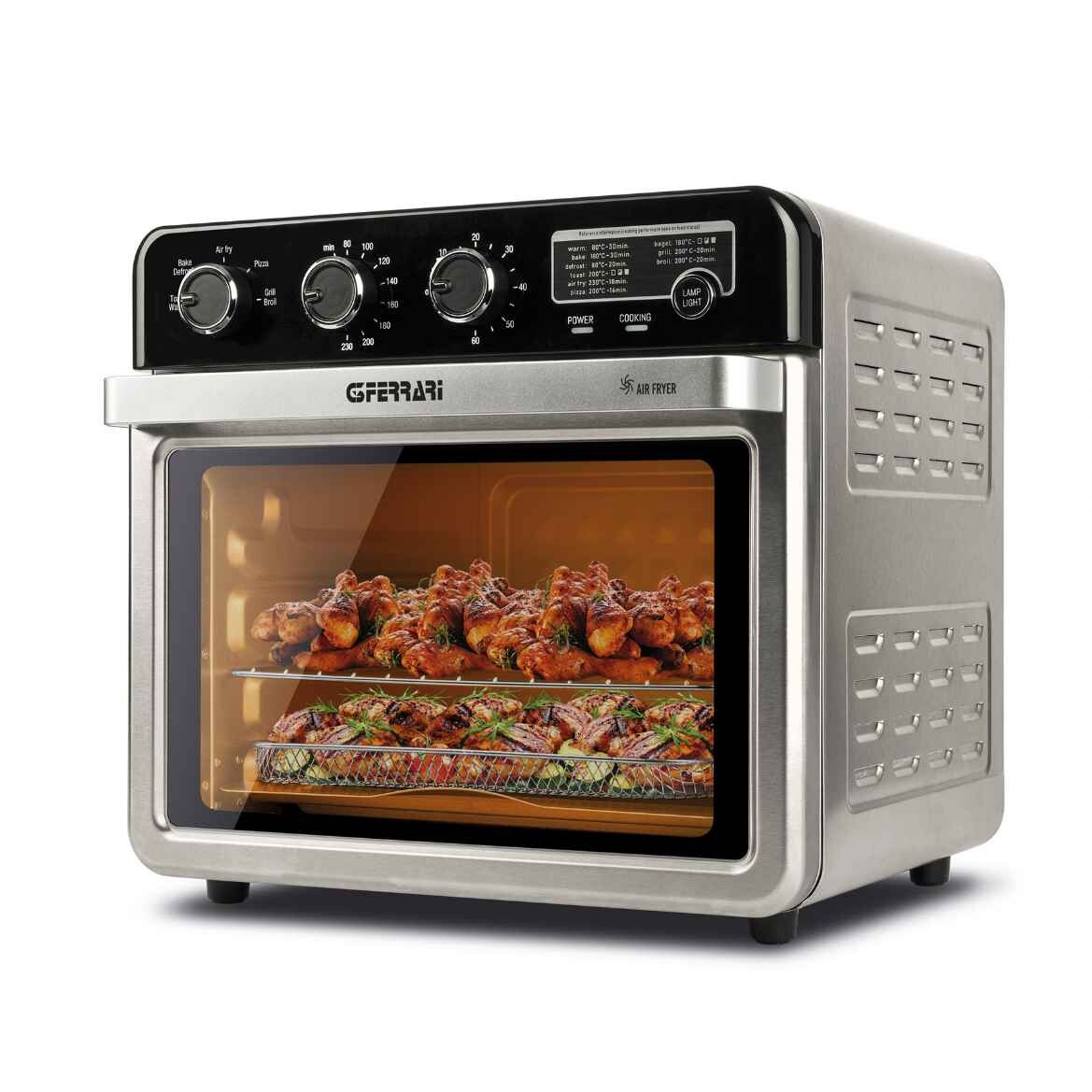 Teplovzdušná fritéza FRIGGISANO 32 l, strieborná, G3Ferrari