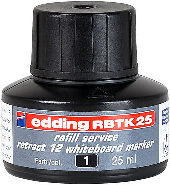 Atrament Edding BTK25 čierny 25ml do popisovačov na tabule