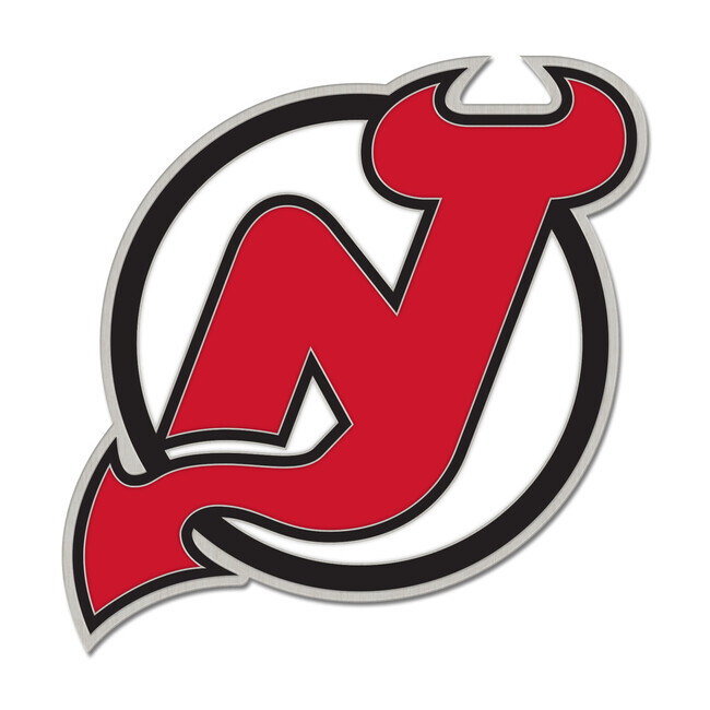 WinCraft NHL Enamel Pin Jewelry Card New Jersey Devils - UNI