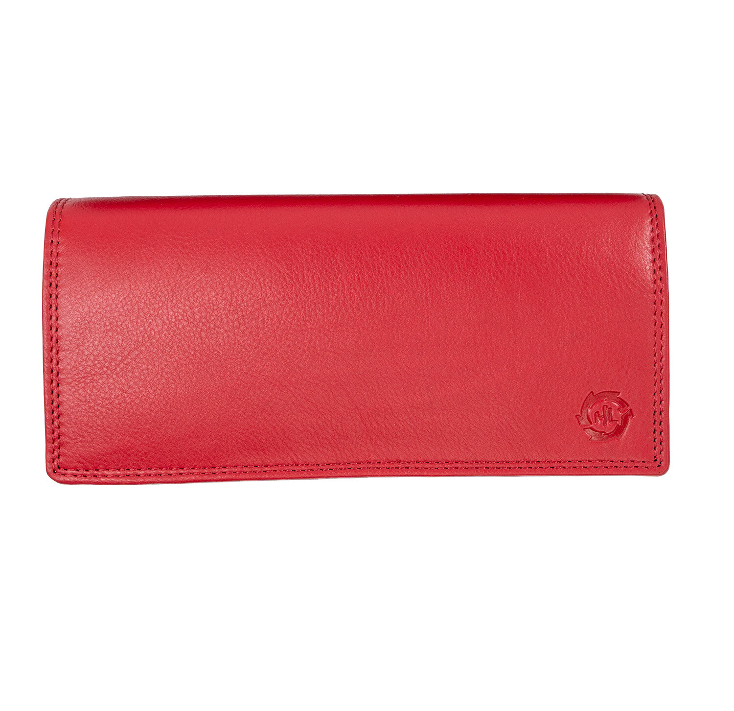 HL Dámska kožená peňaženka z pravej kože 20 x 10 cm - červená