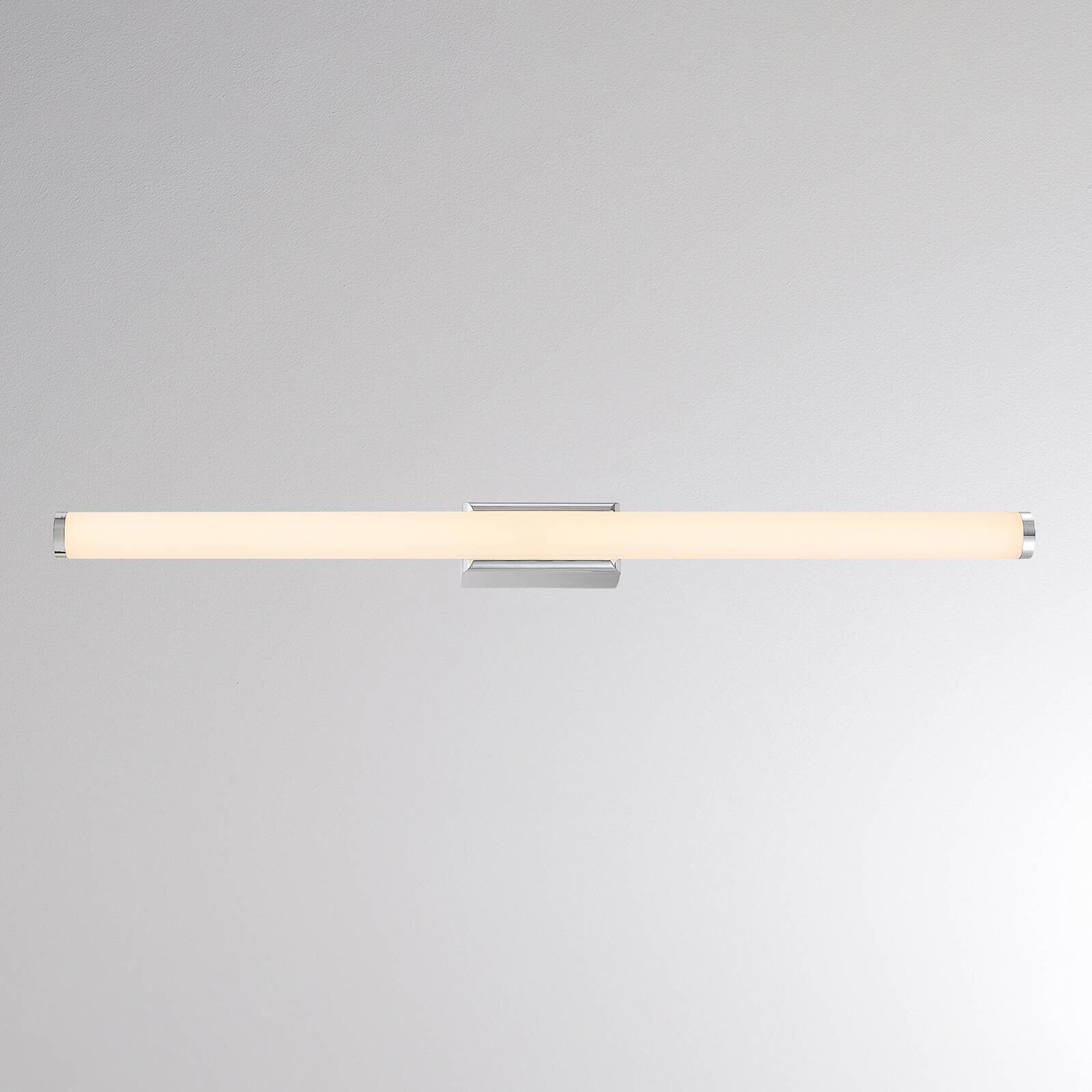 LED nástenné svetlo VINA M, chrómová farba, šírka 60 cm, IP44, CCT