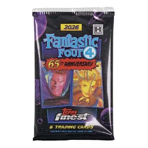 Topps 2026 Topps Finest Fantastic Four - Hobby balíček