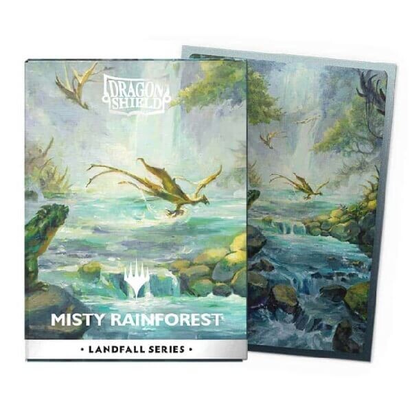 Dragon Shield Obaly na karty Dragon Shield Matte Dual Art Sleeves - Misty Rainforest - 100 ks