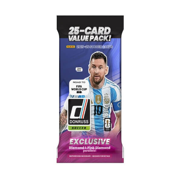 Panini 2025/2026 Panini Donruss Road to FIFA World Cup Fat Pack - futbalové karty