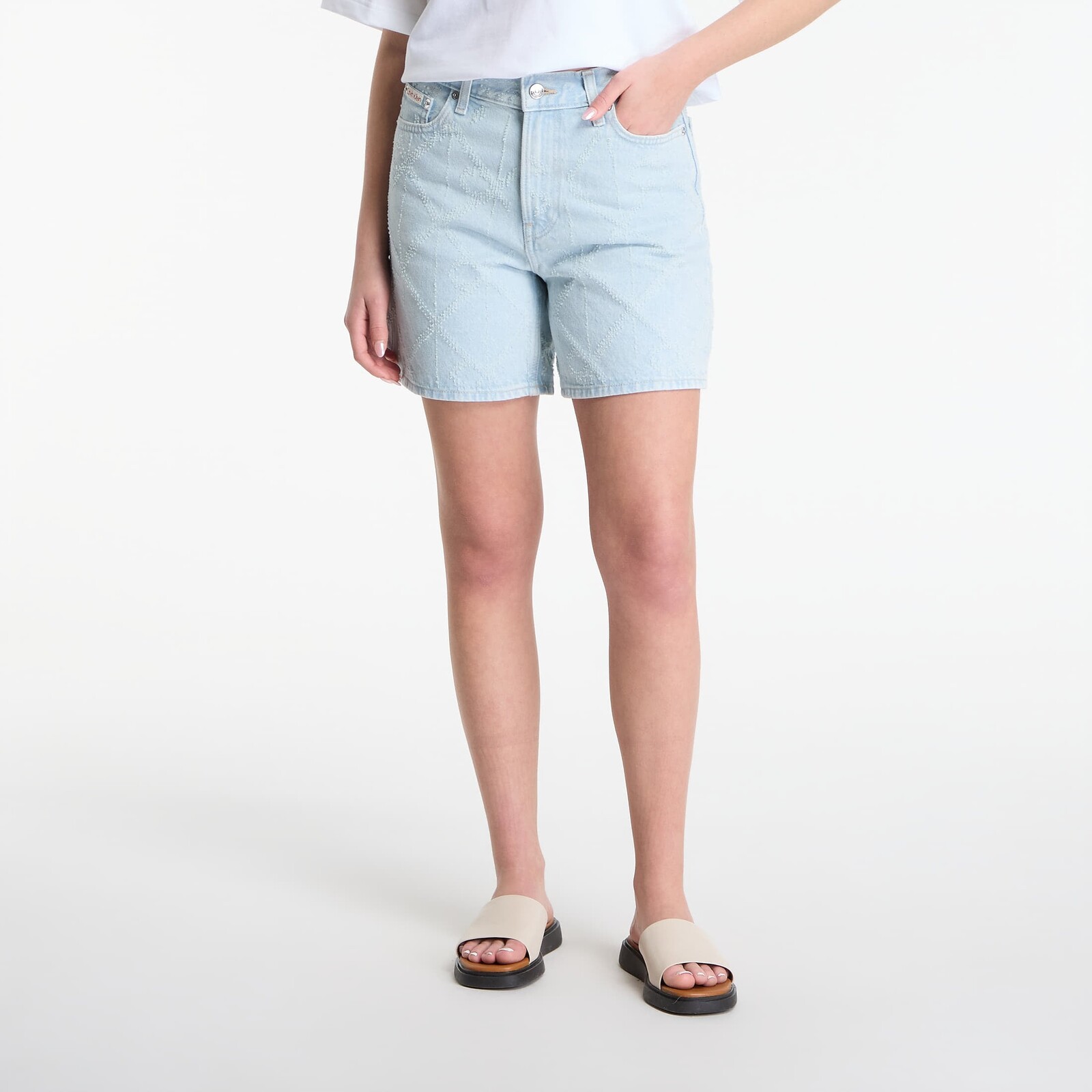 Šortky Calvin Klein Jeans 90S 6 In Short Needlepunch Ck Tropic 29
