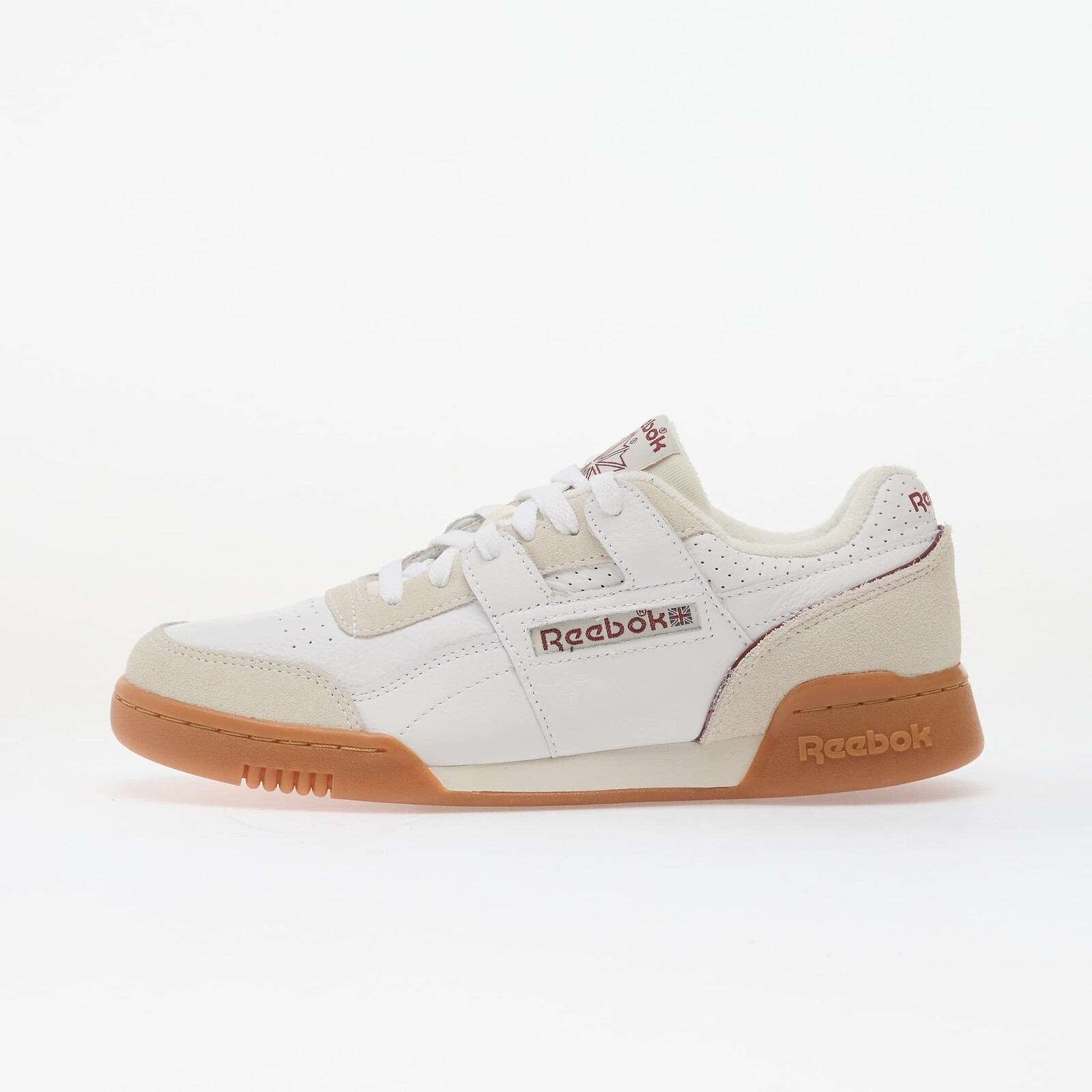Tenisky Reebok Workout Plus White/ Classic Burgundy/ Chalk EUR 45.5