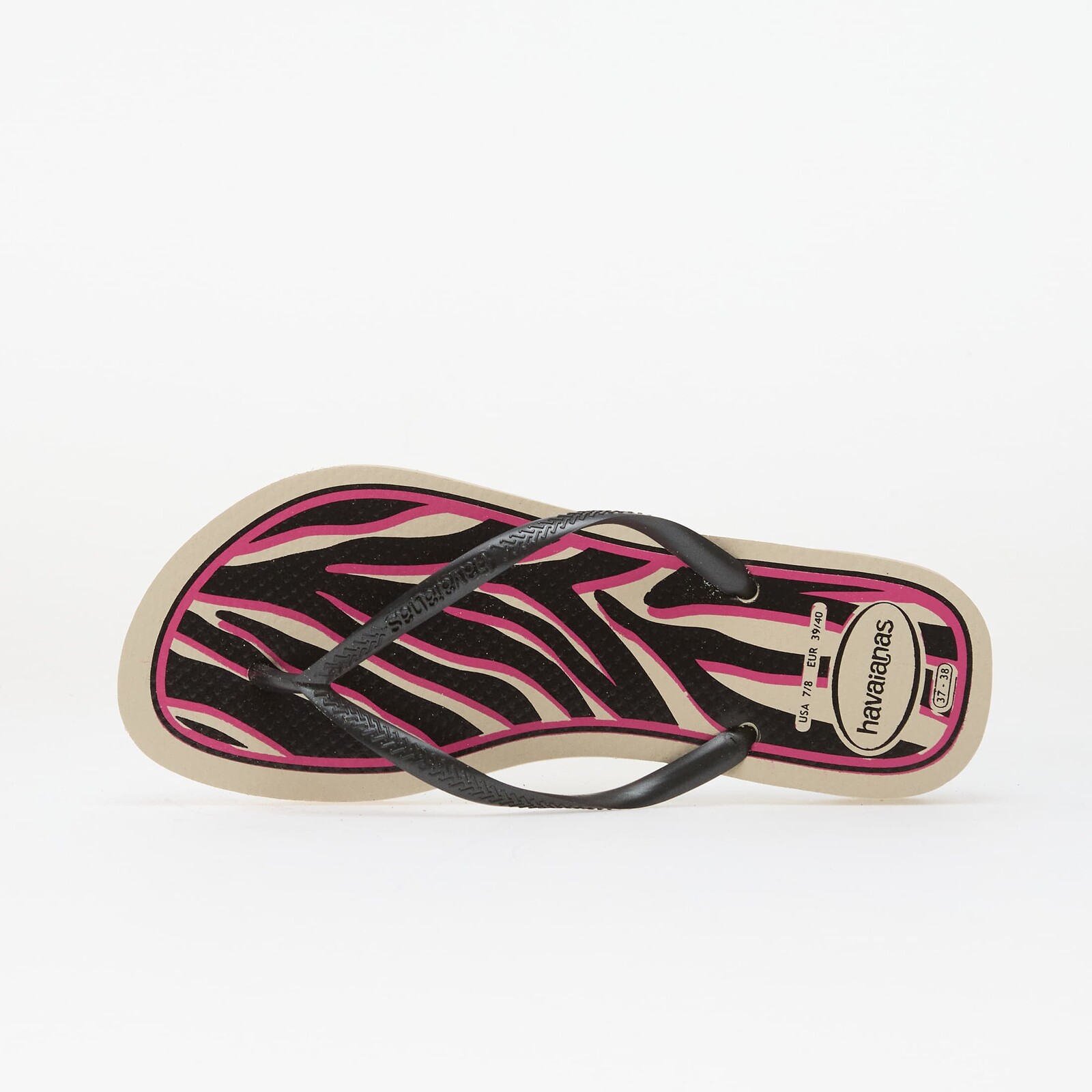 Tenisky Havaianas Slim Animals Beige/ Dark Grey Metallic EUR 39/40