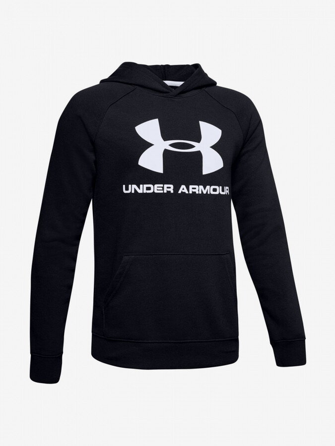 Sweatshirt Under Armour Rival Logo Hoodie-Blk