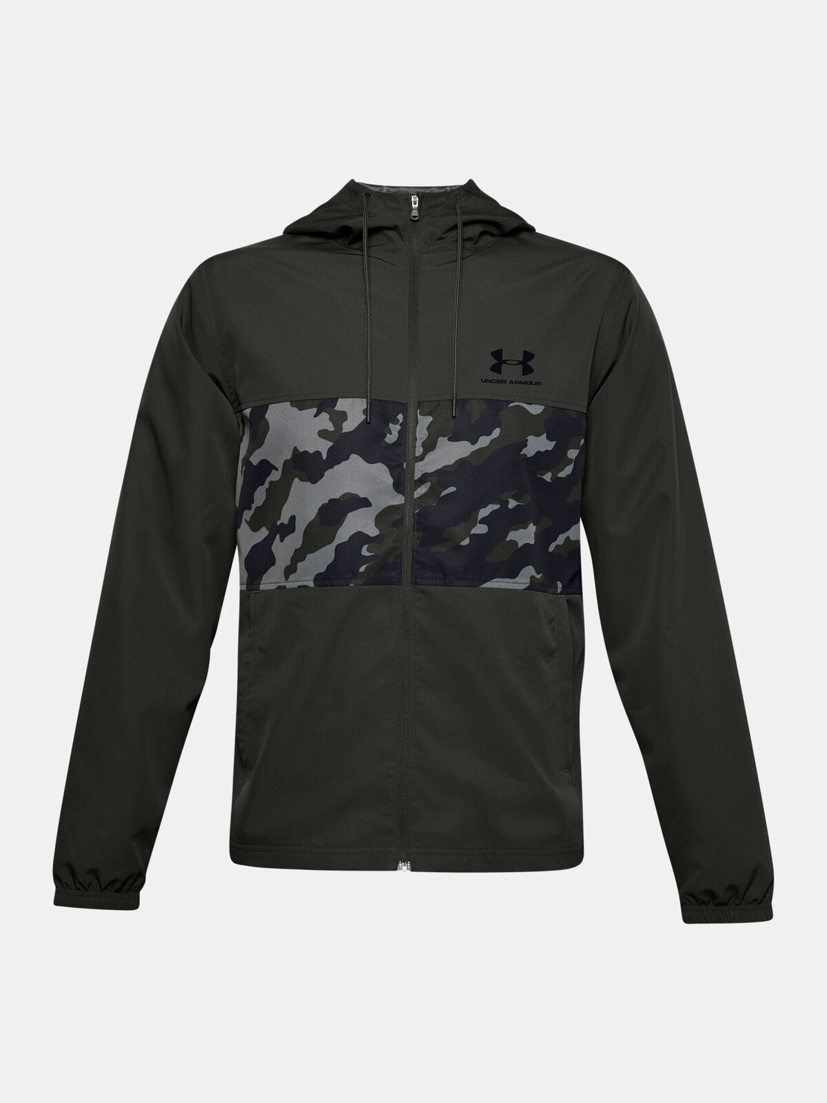 Under Armour UA Sportstyle Wind Camo Jkt-GRN Jacket