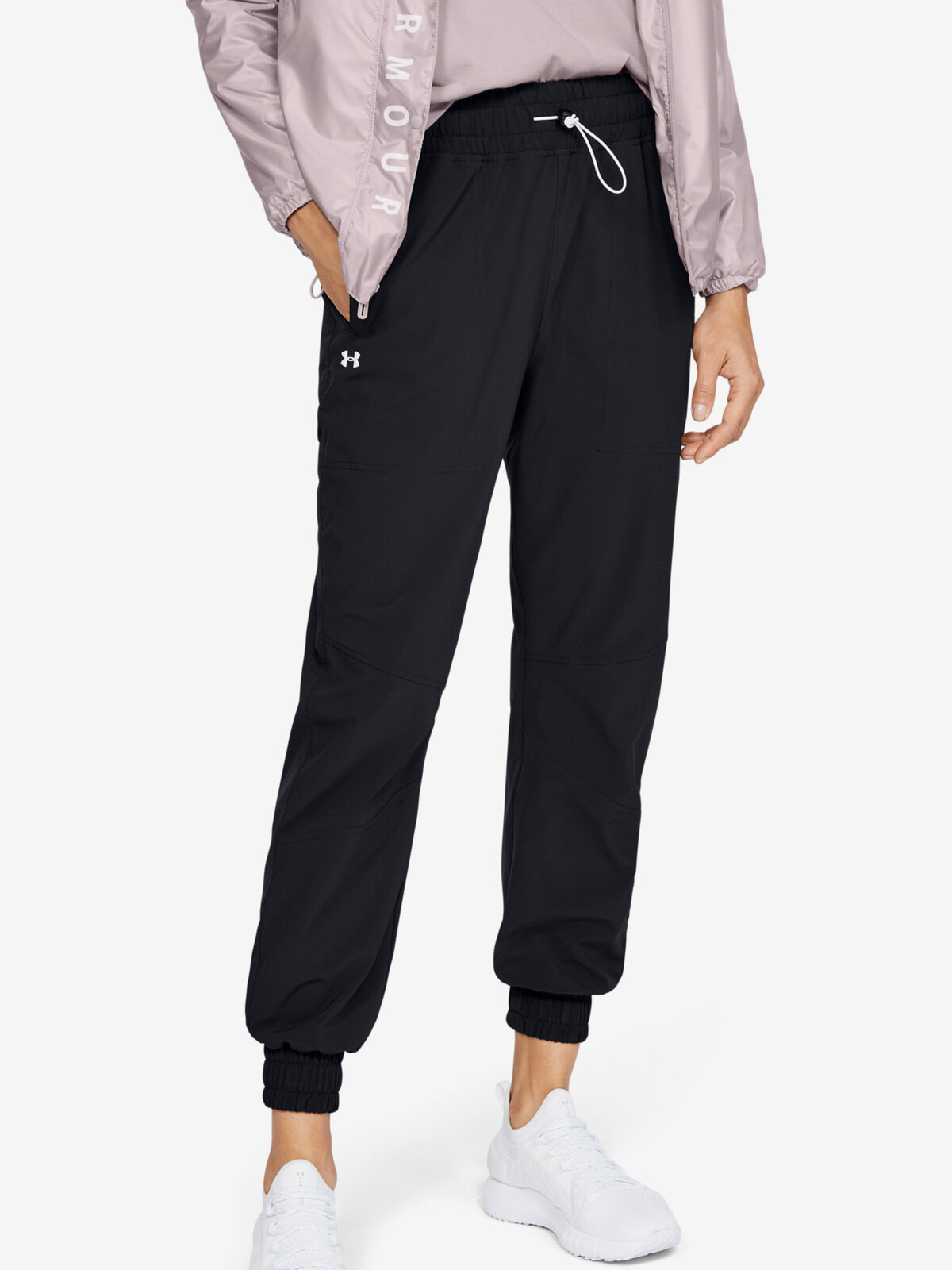 Under Armour Sweatpants Recover Woven Pants-BLK - Ladies