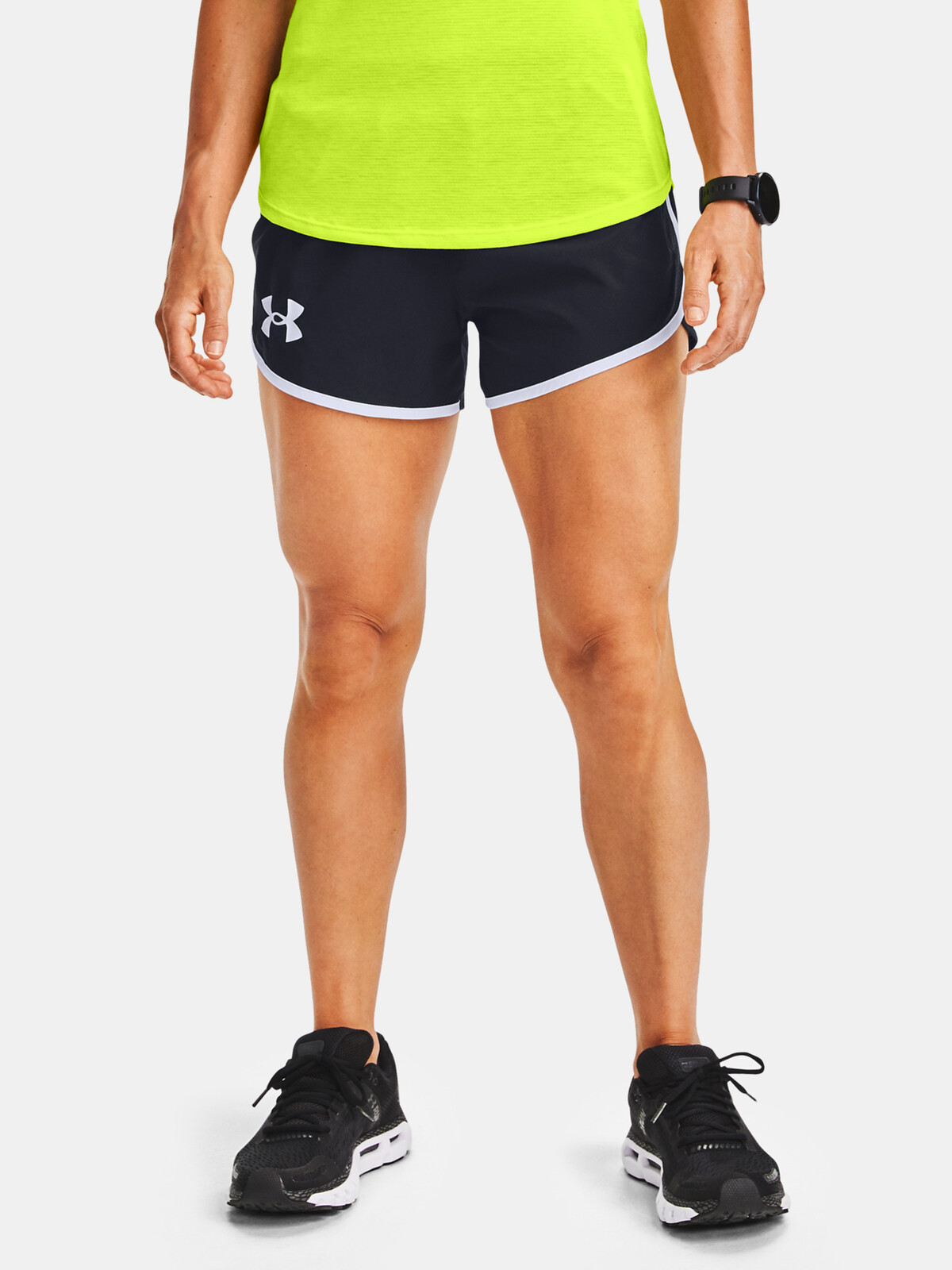 Under Armour Shorts UA Fly By 2.0 Stunner Short-BLK - Ladies