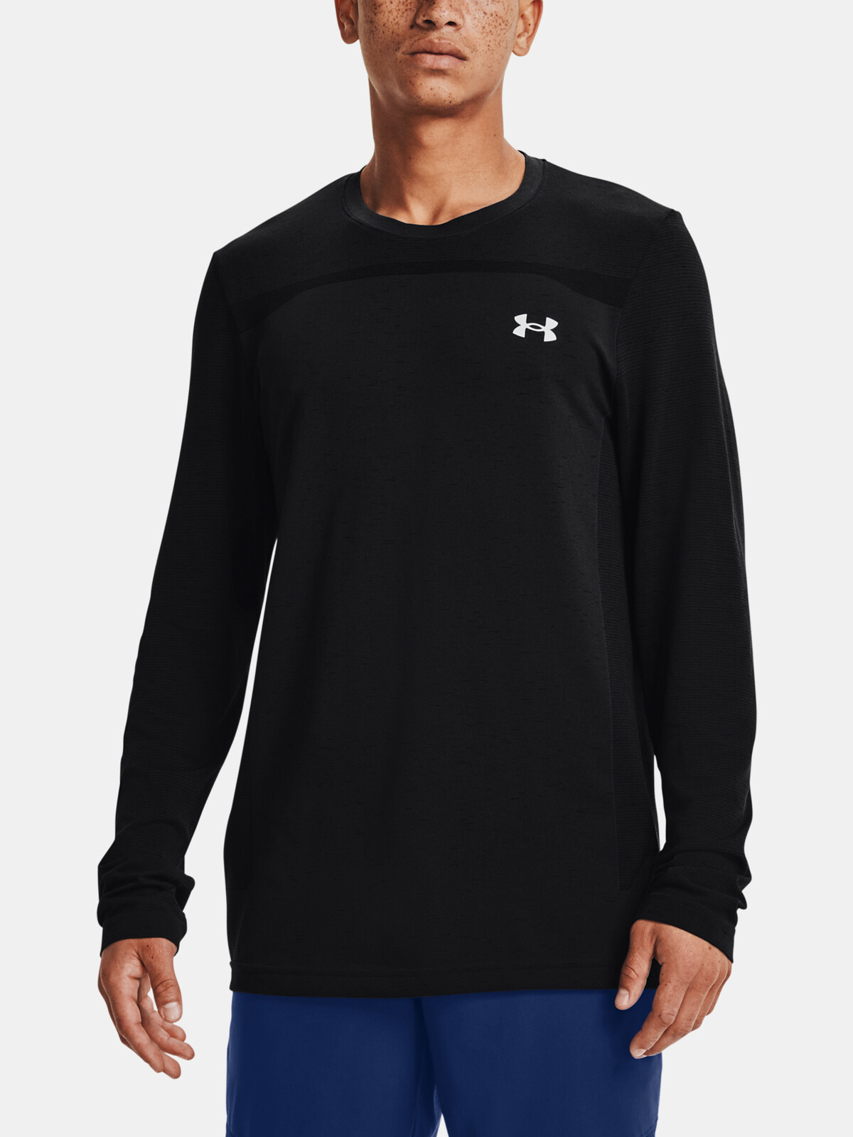 Under Armour UA Seamless T-Shirt LS-BLK - Mens