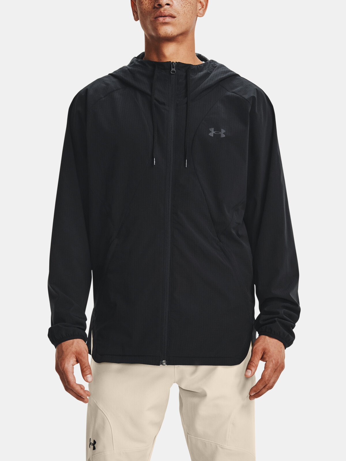 Under Armour Jacket UA WOVEN WINDBREAKER-BLK - Mens