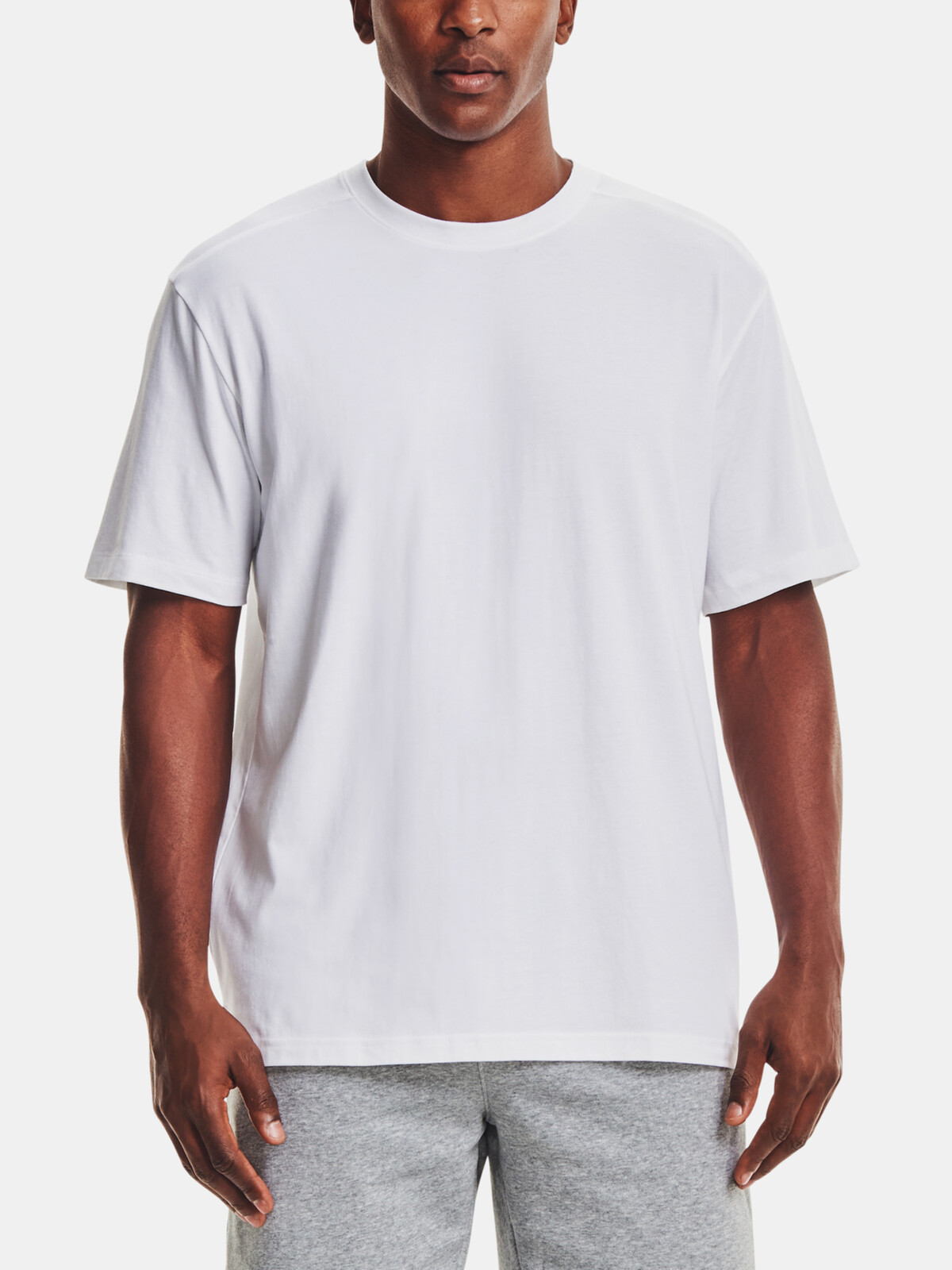 Under Armour T-Shirt BASELINE ESSENTIAL TEE-WHT - Men's