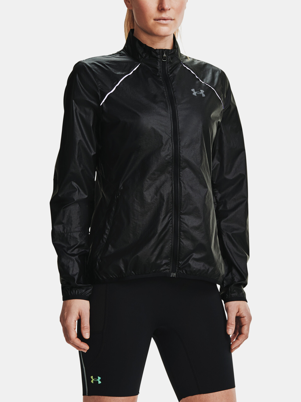 Bunda Under Armour Impasse Run 2.0 - černá