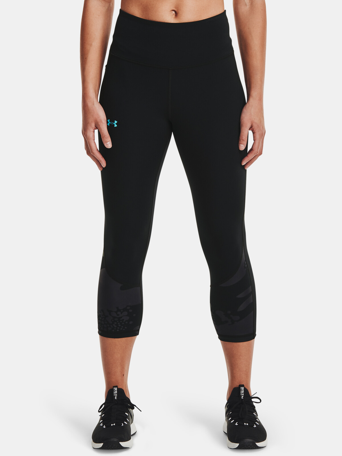 Under Armour Leggings Rush Tonal Capri Pkt Ns-BLK - Ladies