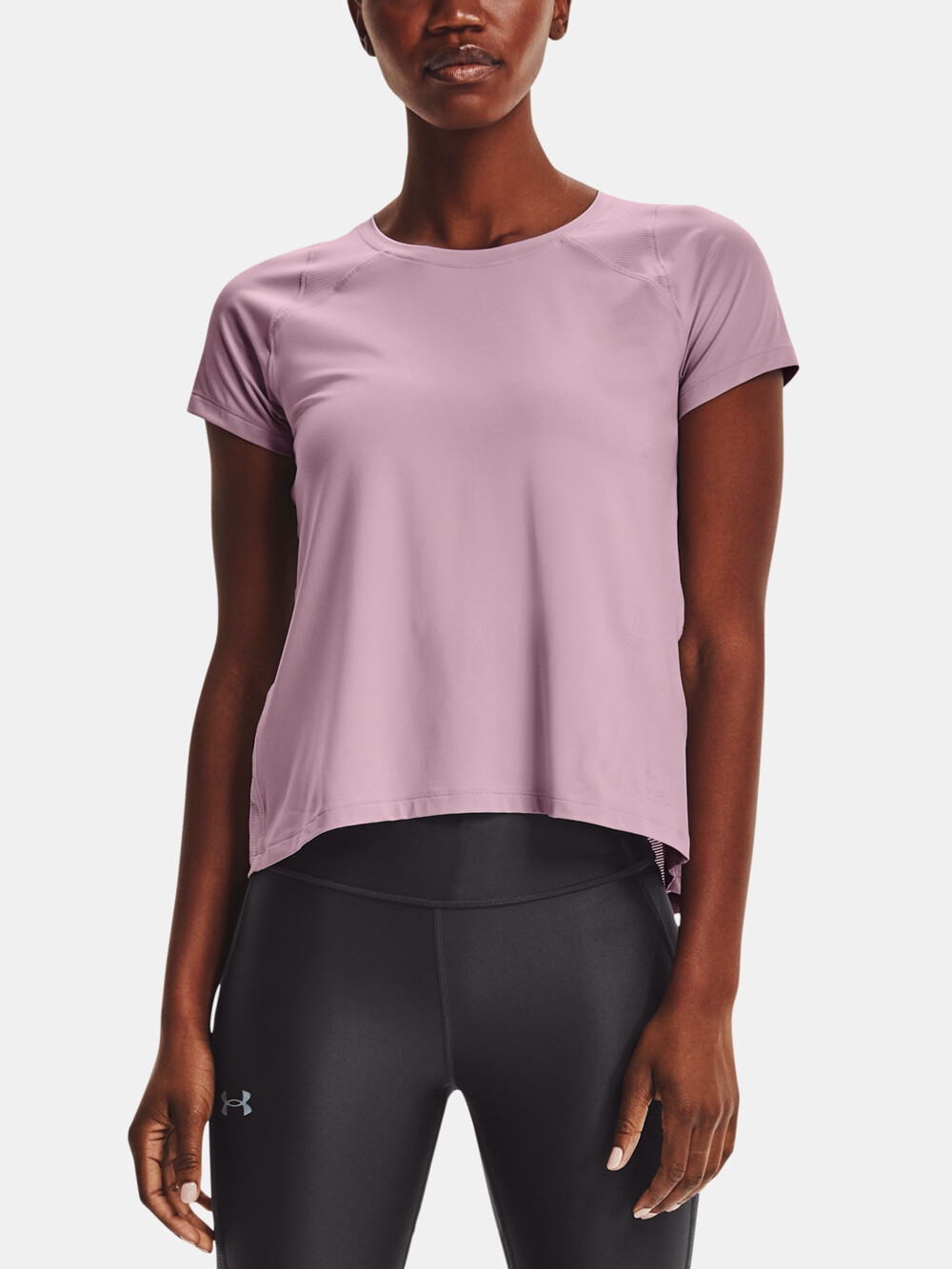 Under Armour UA Iso-Chill Run 200 SS-PNK T-Shirt - Ladies