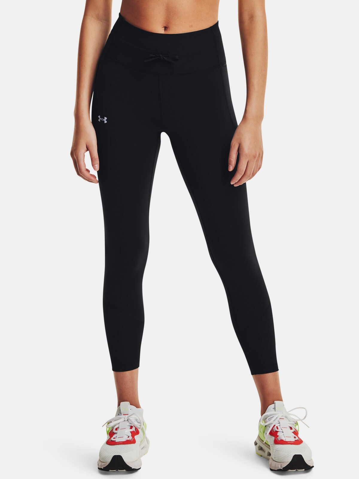 Under Armour Leggings Meridian Rib WB Ankle Leg-BLK - Ladies