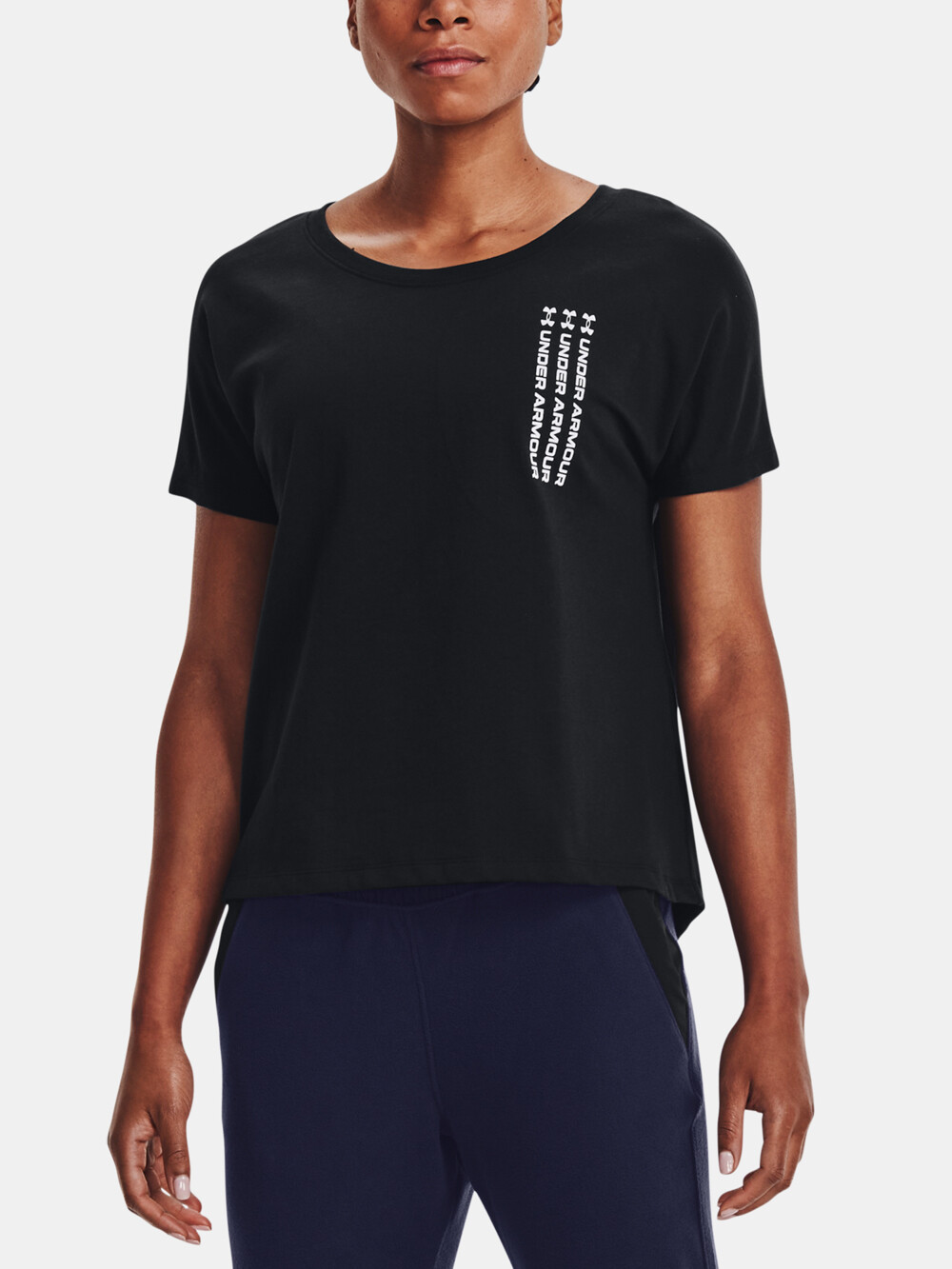 Under Armour Live Repeat WM Graphic Tee-BLK T-Shirt - Ladies