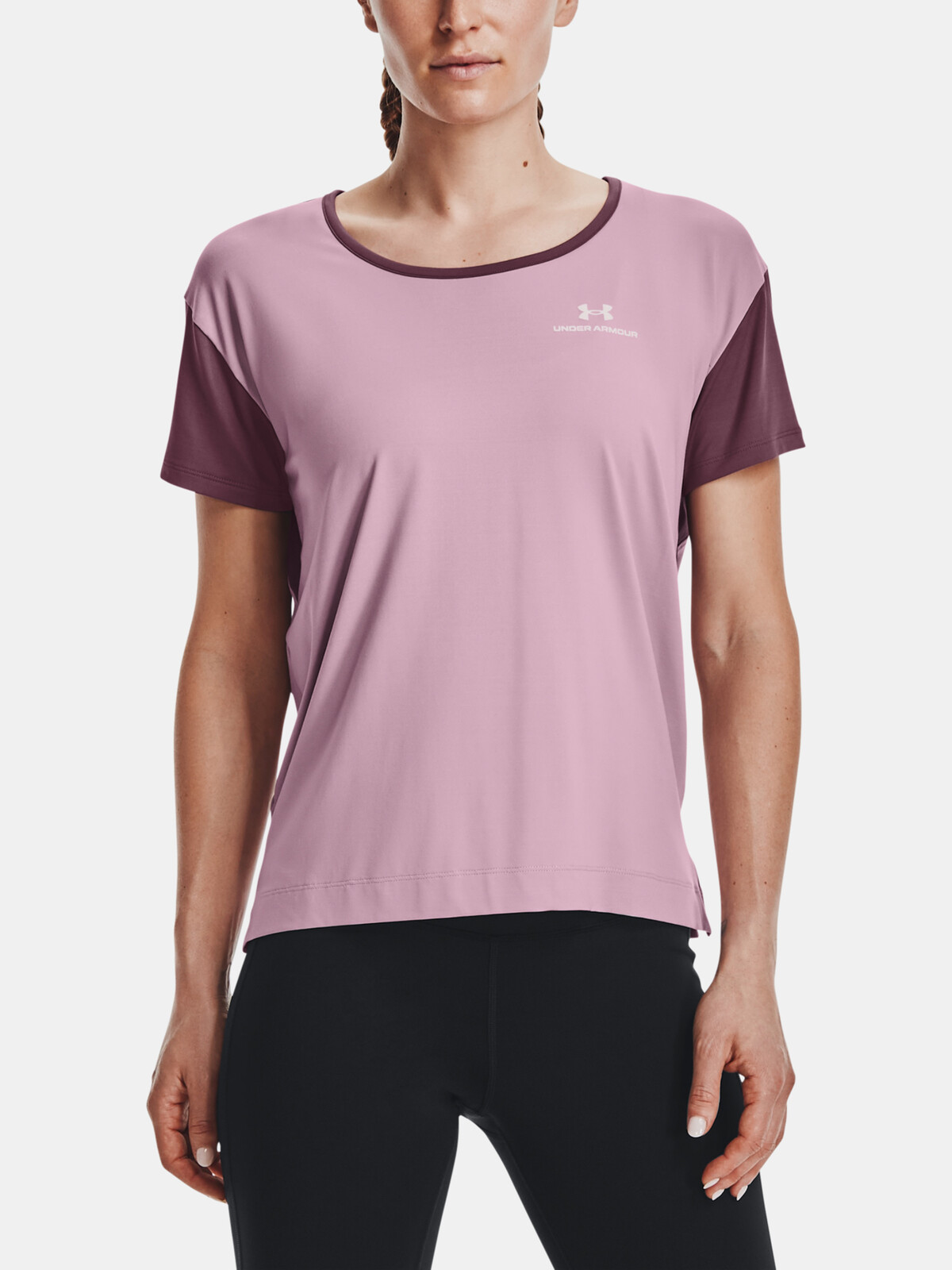 Under Armour UA Rush Energy Novelty SS-PNK T-Shirt - Ladies