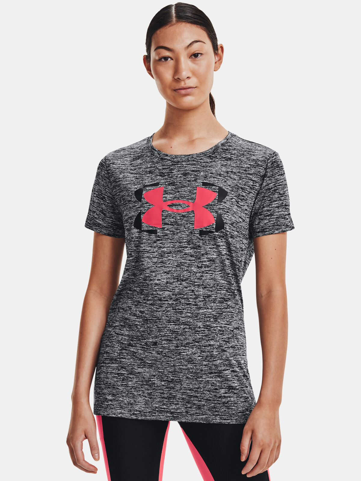 Under Armour T-Shirt Tech Twist Graphic SSC-BLK - Ladies