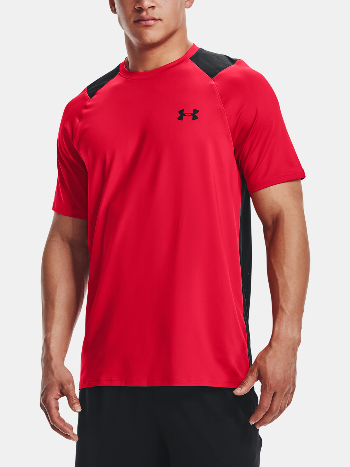 Under Armour UA Raid 2.0 SS-RED T-Shirt - Mens