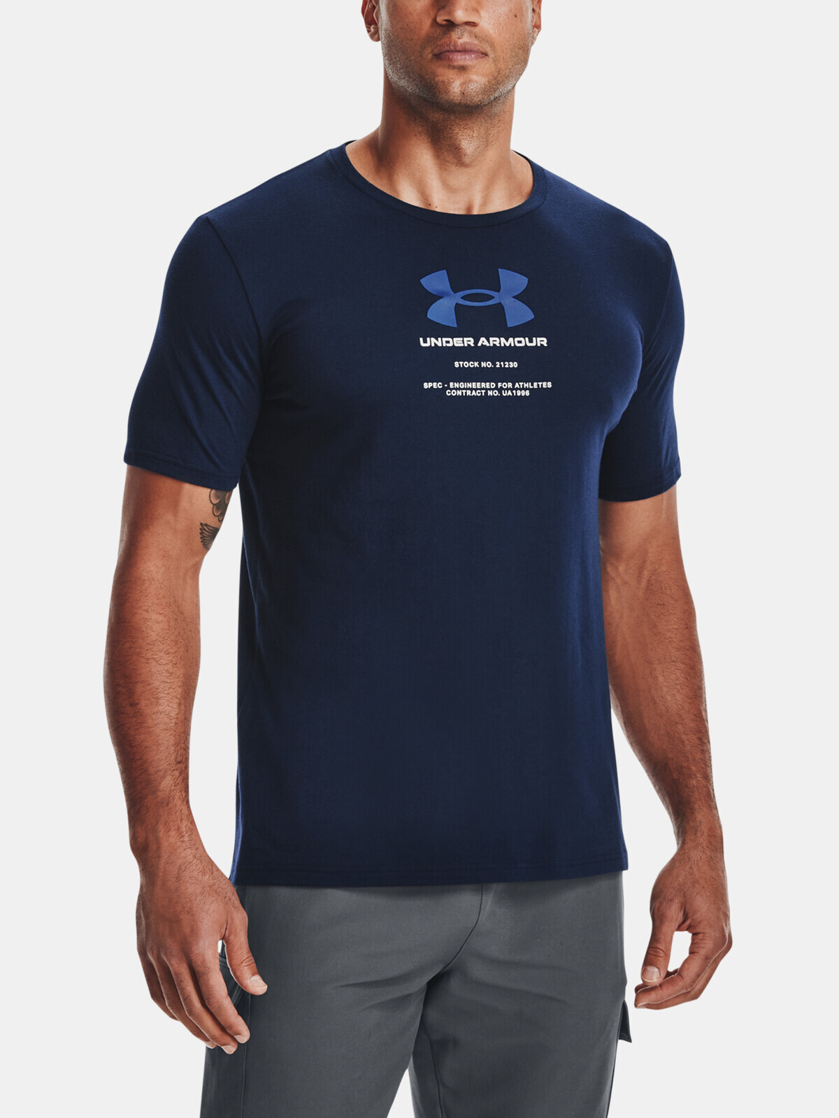 Under Armour T-Shirt ENGINEERED SYMBOL SS-NVY - Men's
