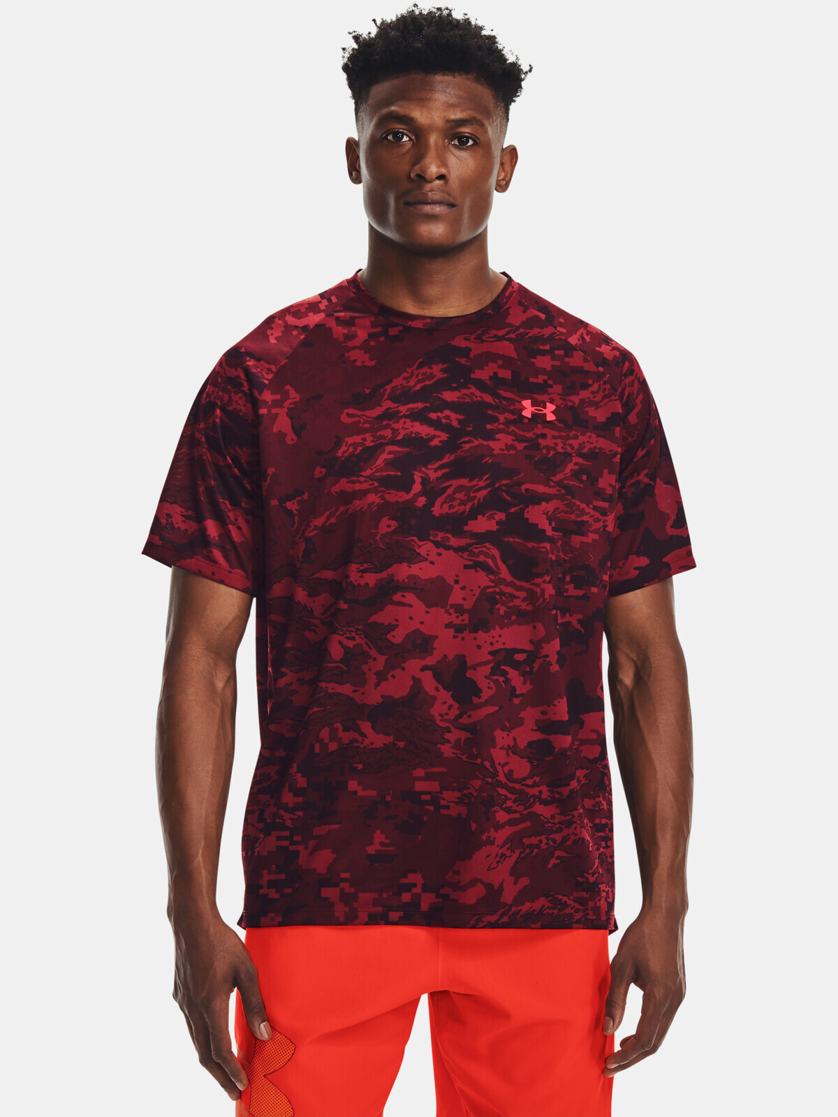 Under Armour T-shirt UA TECH 2.0 CAMO SYMBOL SS-RED