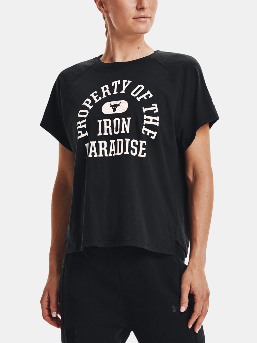 Under Armour UA Prjct Rock Property Of SS-BLK T-Shirt - Women's