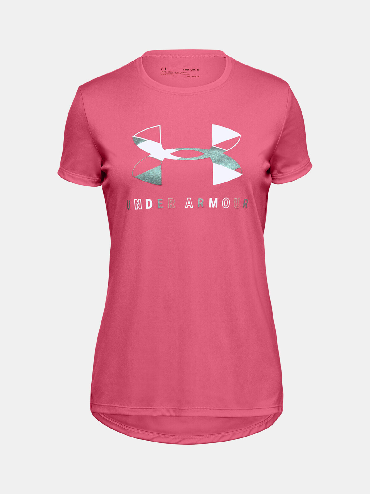 Under Armour T-Shirt Tech Graphic Big Logo SS T-Shirt - Girls