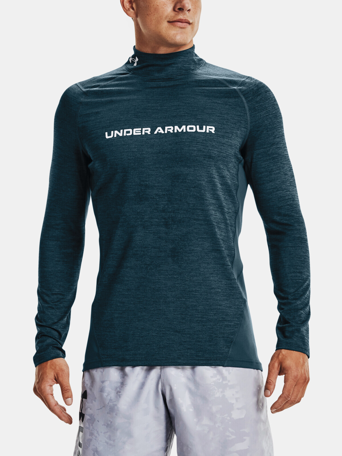 Under Armour T-Shirt UA CG Armour Fitted Twst Mck-BLU - Mens