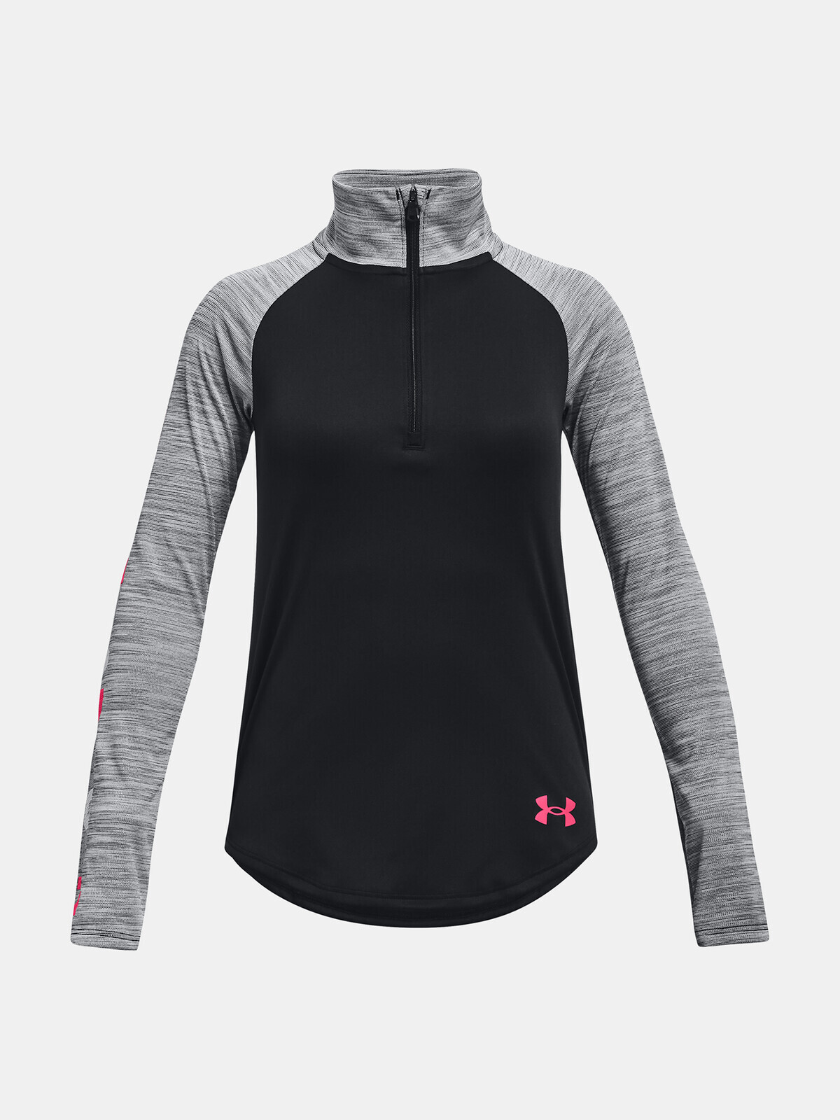 Under Armour T-Shirt Tech Graphic Half Zip-BLK - Girls