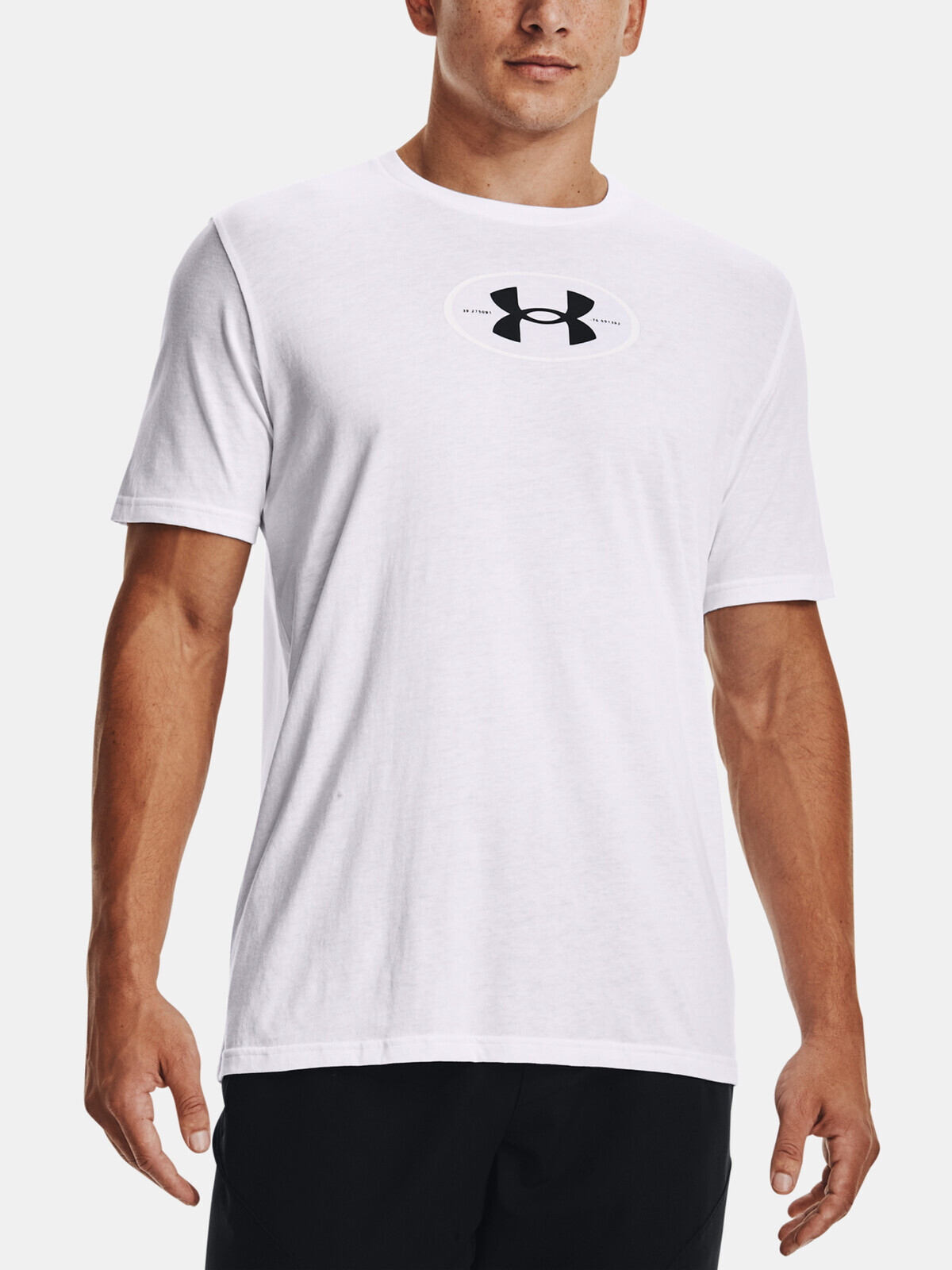 Under Armour T-Shirt UA REPEAT BRANDED SS-WHT - Men