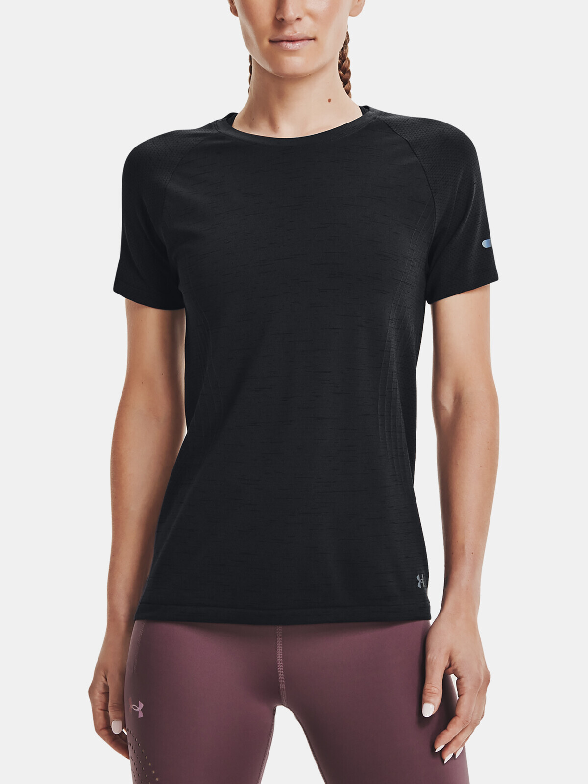 Under Armour Seamless Run SS-BLK T-Shirt - Ladies