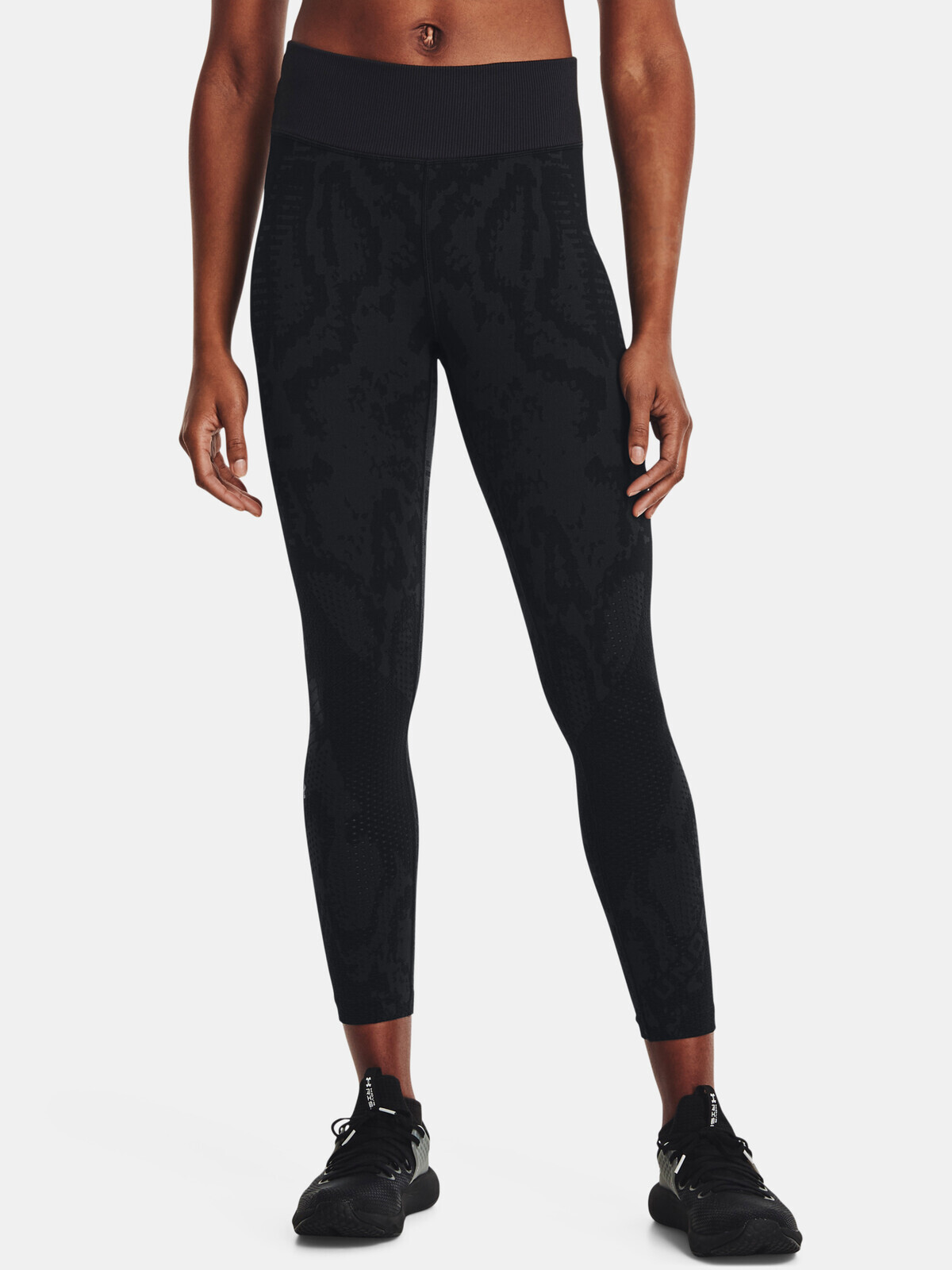 Under Armour Leggings UA Rush Seamless Ankle Leg-BLK - Women's