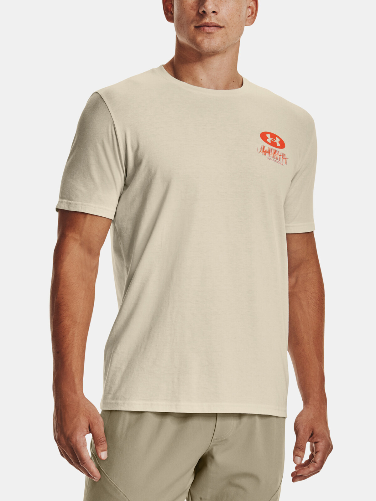 Under Armour T-shirt UA SYMBOL BARCODE SS-BRN - Men