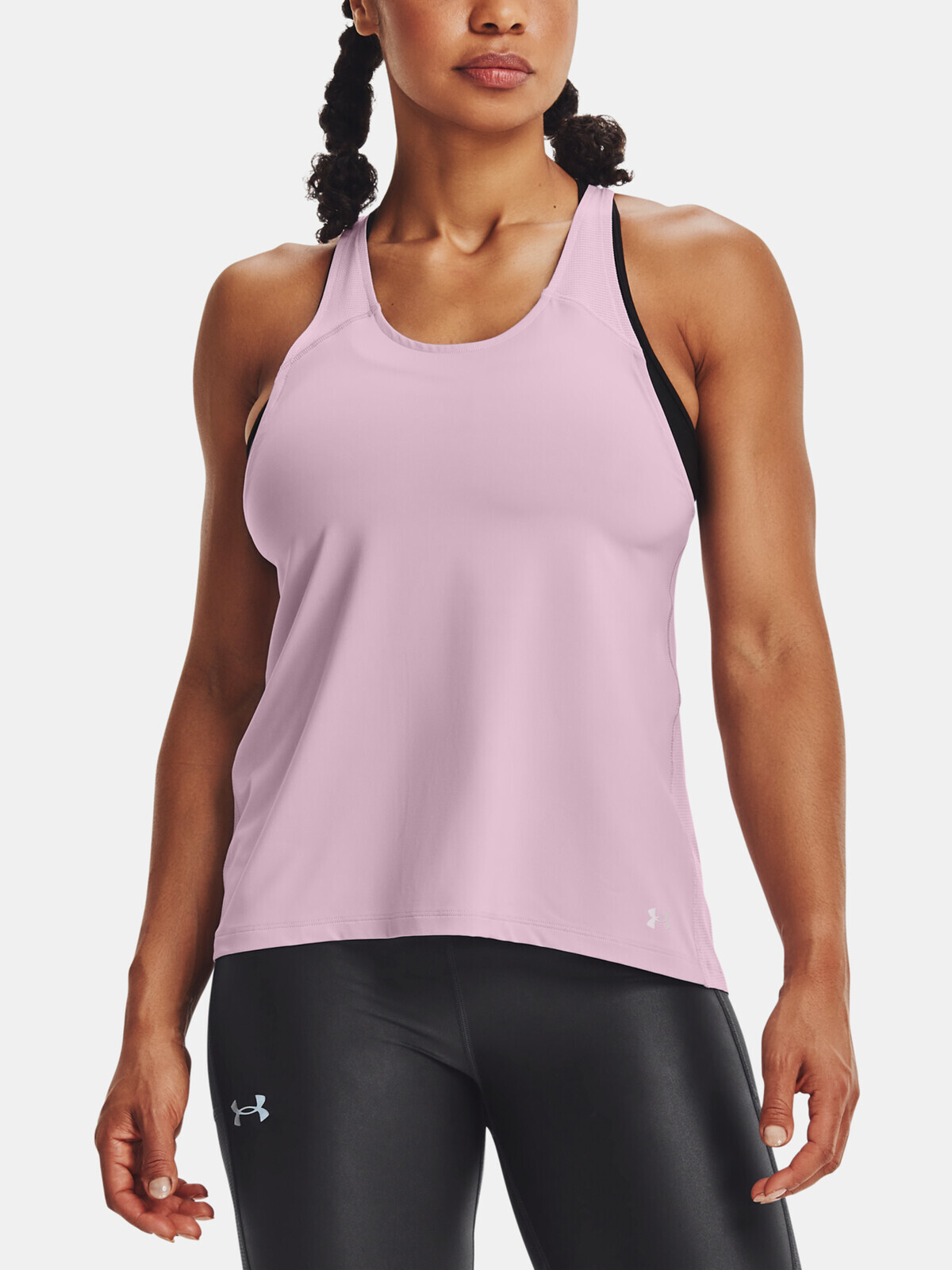 Under Armour UA Iso-Chill Run 200 Tank-PNK - Women's