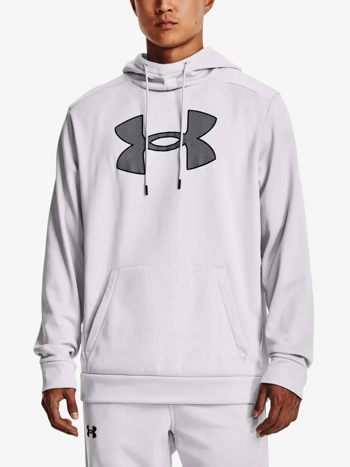 Under Armour Sweatshirt UA Armour Fleece Big Logo HD-GRY - Men