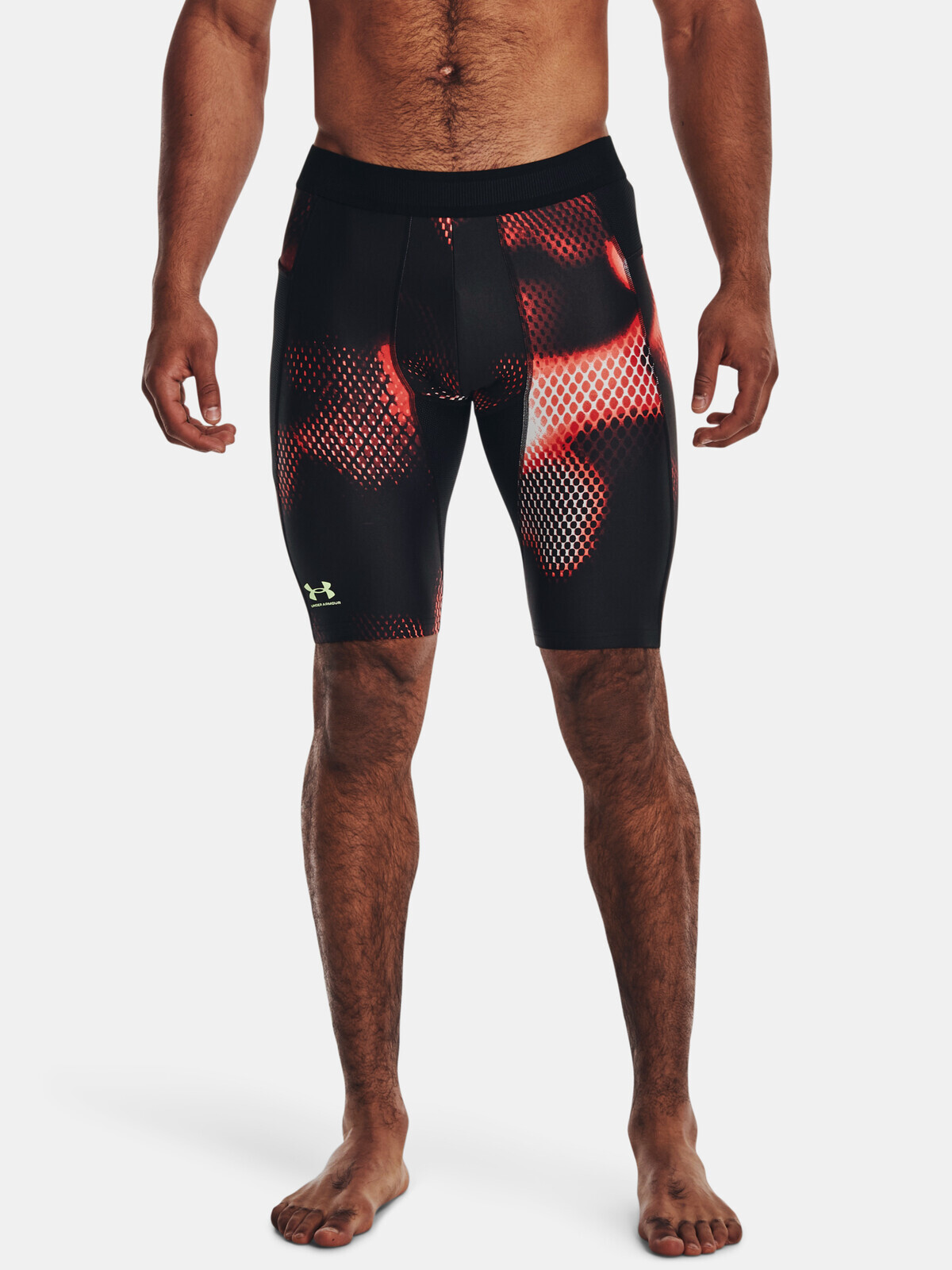 Under Armour Shorts UA IsoChill Prtd Long Sts-BLK - Mens