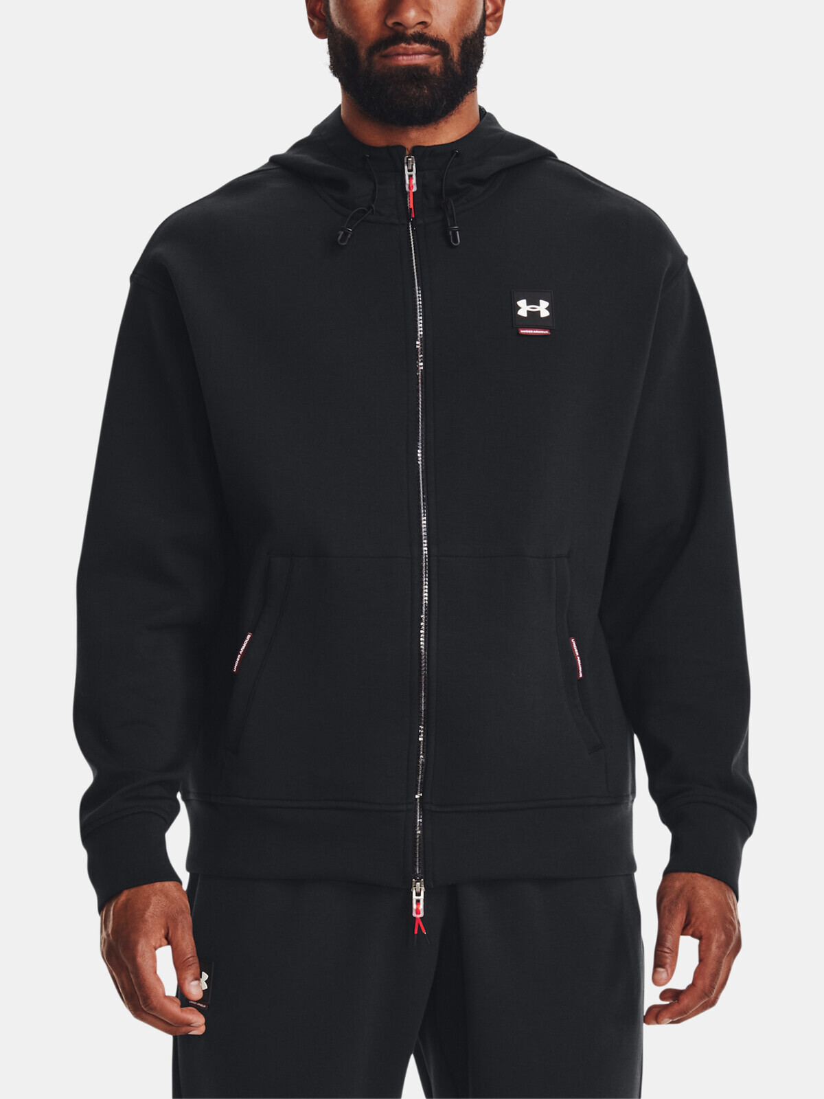 Under Armour Sweatshirt UA Summit Knit FZ -BLK - unisex