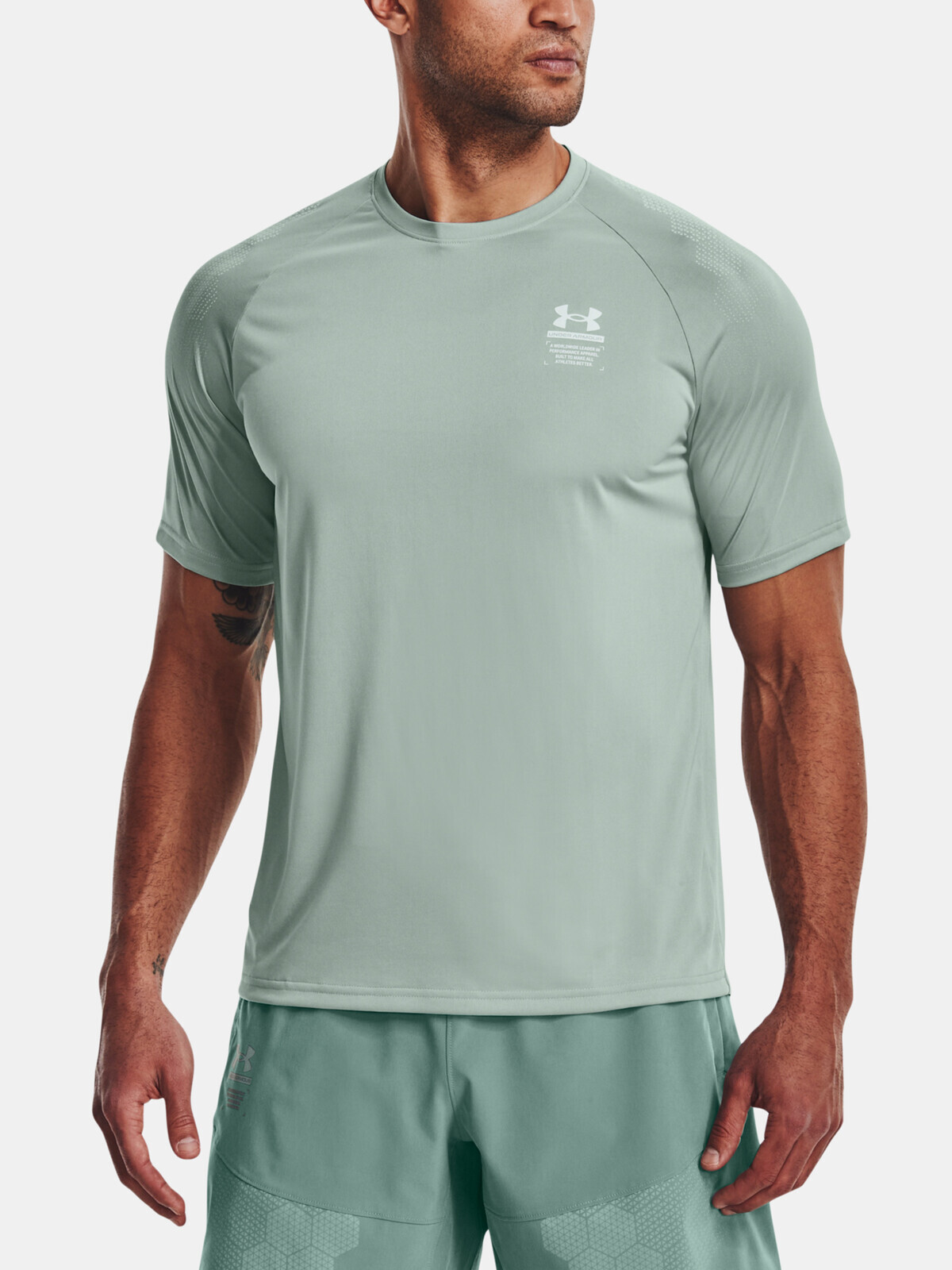 Under Armour T-Shirt UA Armourprint SS-GRY - Men's