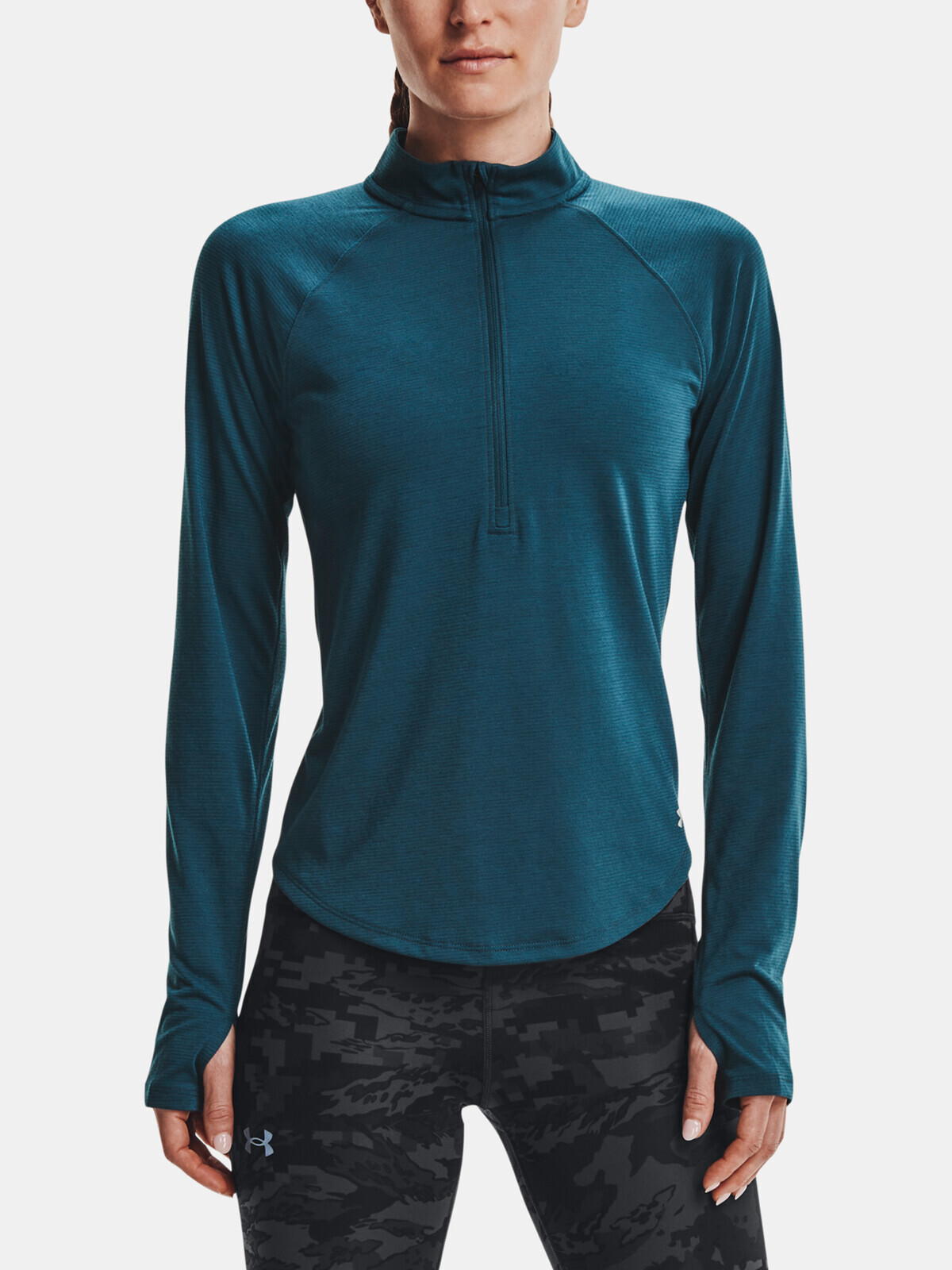 Under Armour UA Streaker Half Zip-BLU T-Shirt - Ladies
