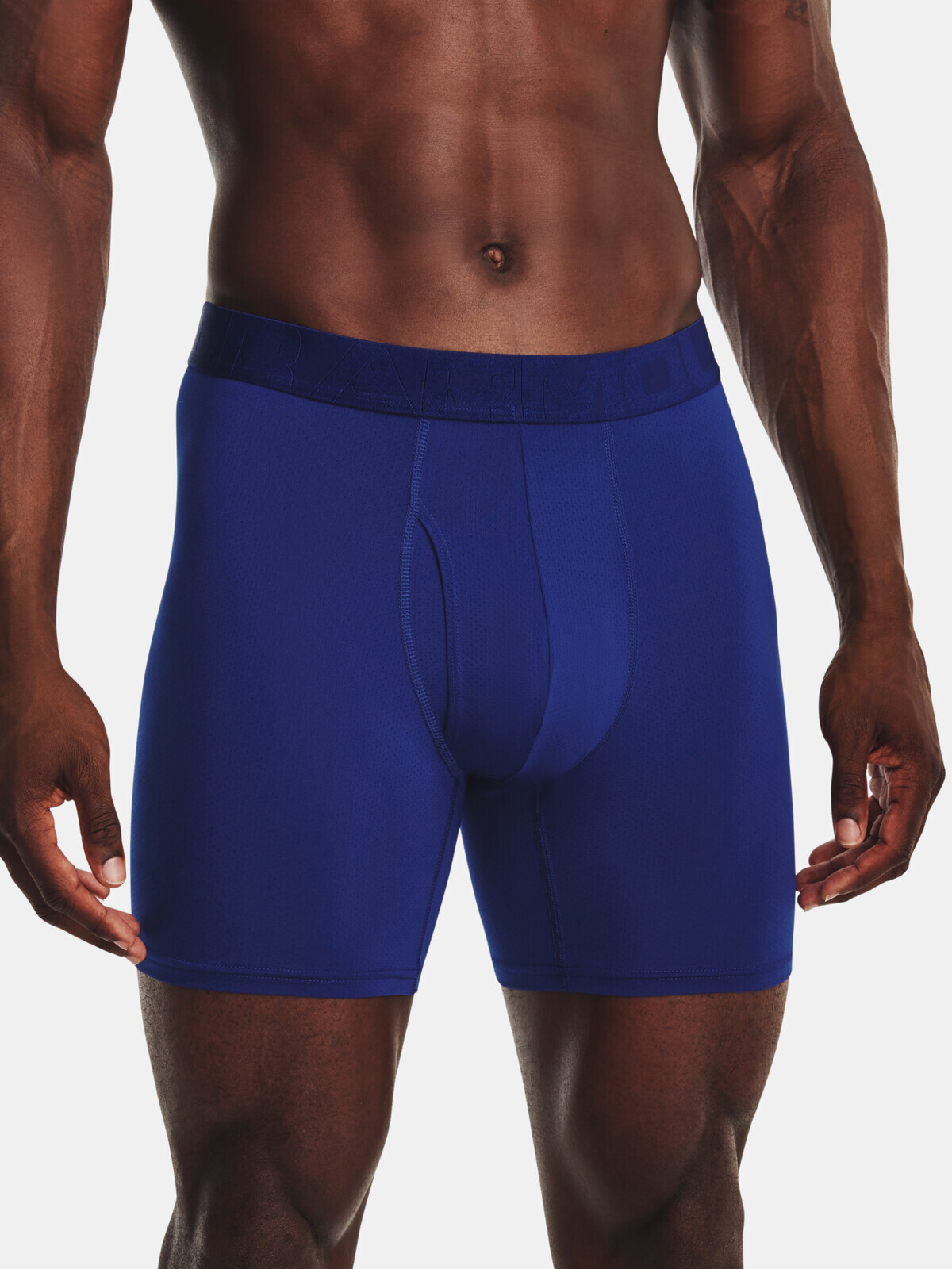 Under Armour UA Tech Mesh 6in 2 Pack-BLU Boxer Shorts - Mens