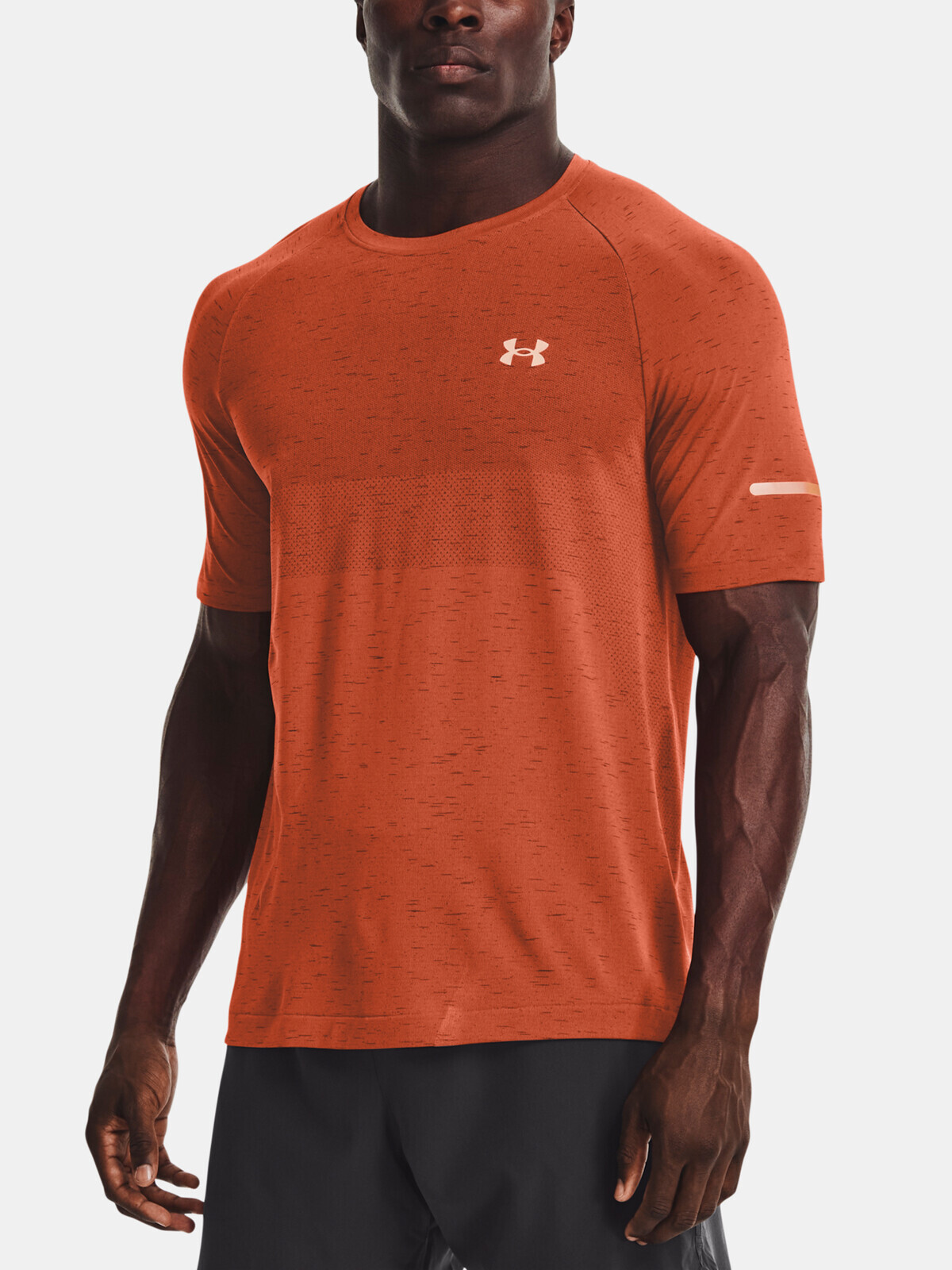 Under Armour UA Seamless Run SS-ORG T-Shirt - Mens