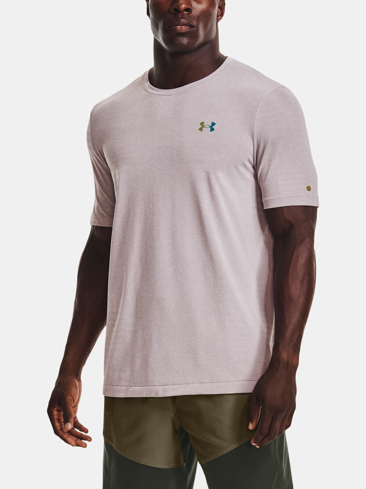 Under Armour T-Shirt UA Rush Seamless GeoSport SS-BRN - Men